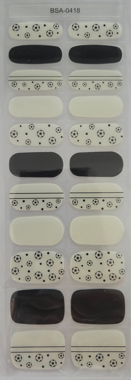 UV Free & No Top Coat - Fanfolie Fußball BSA 0418