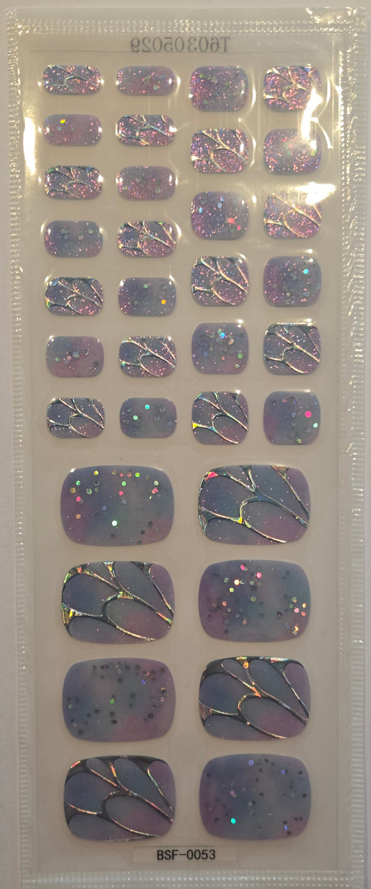Fußfolien FF 53 - Summer is Magic - UV Free & No Top Coat!