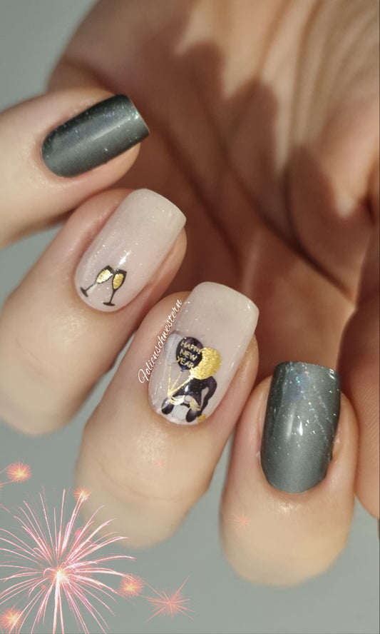 Exclusive - Happy New Year S6523 (transparent) - LIMITED!