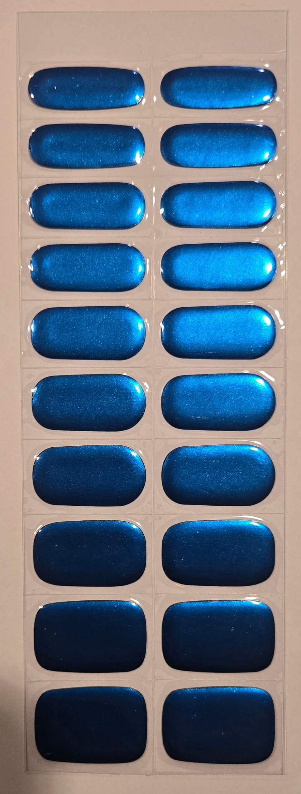 UV Gel Folien NC - Metallic Blue NC250120