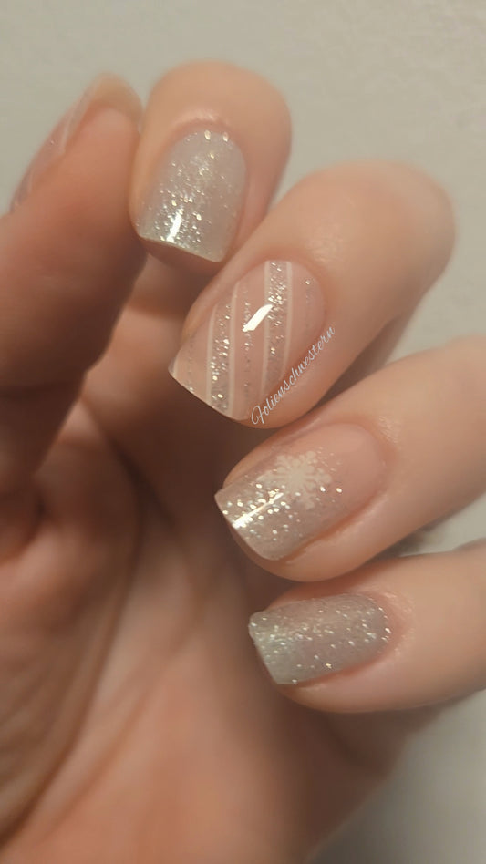 UV Gel Folien NC - Rose Noel Sparkle NC250099