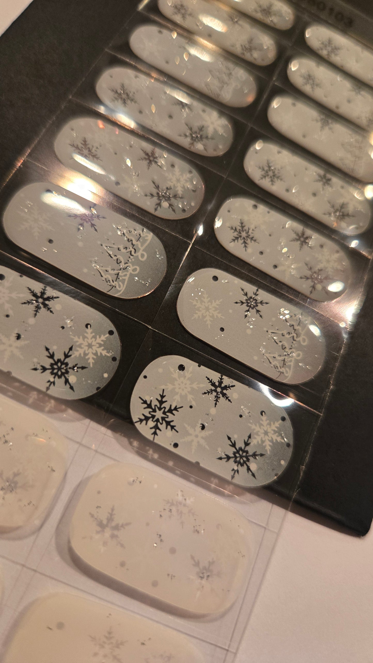 UV Gel Folien NC - Snowy Whisper NC250103