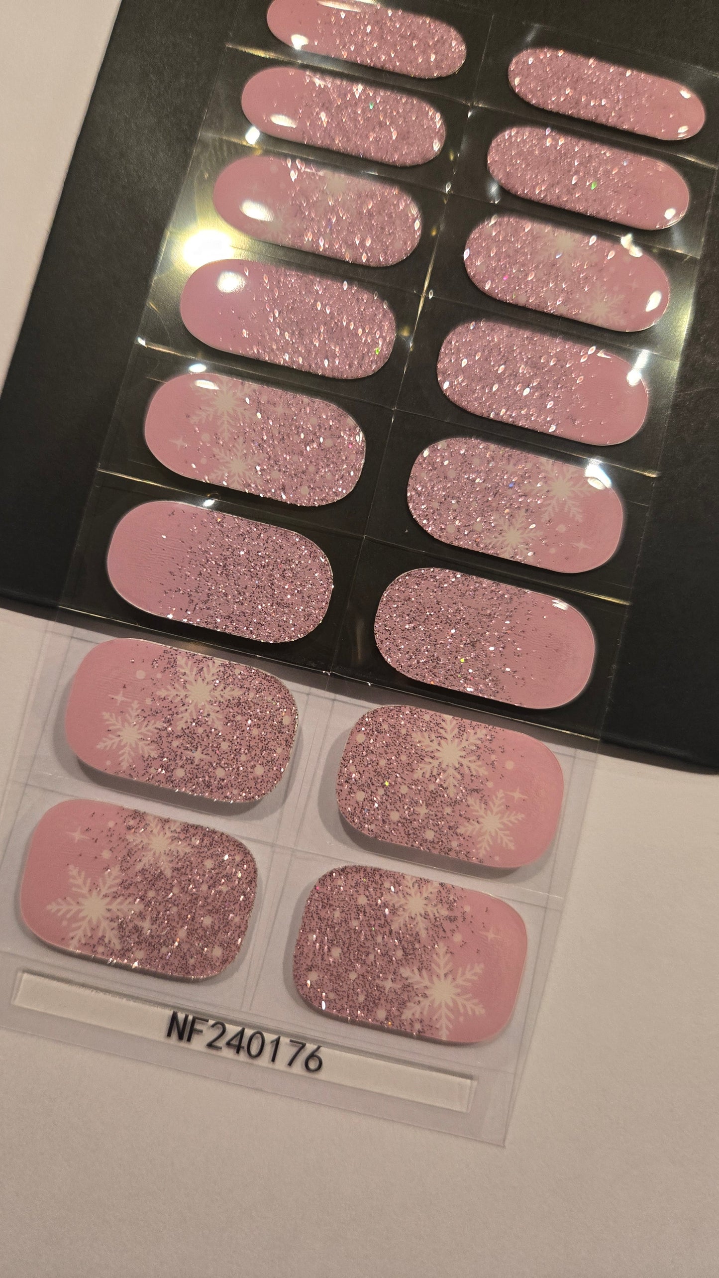 UV Gel Folien NF - Rosy Christmas Glow NF250176