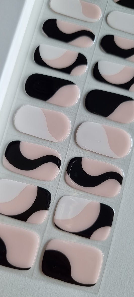 UV Gel Folien NG - Wave B&W NG200077