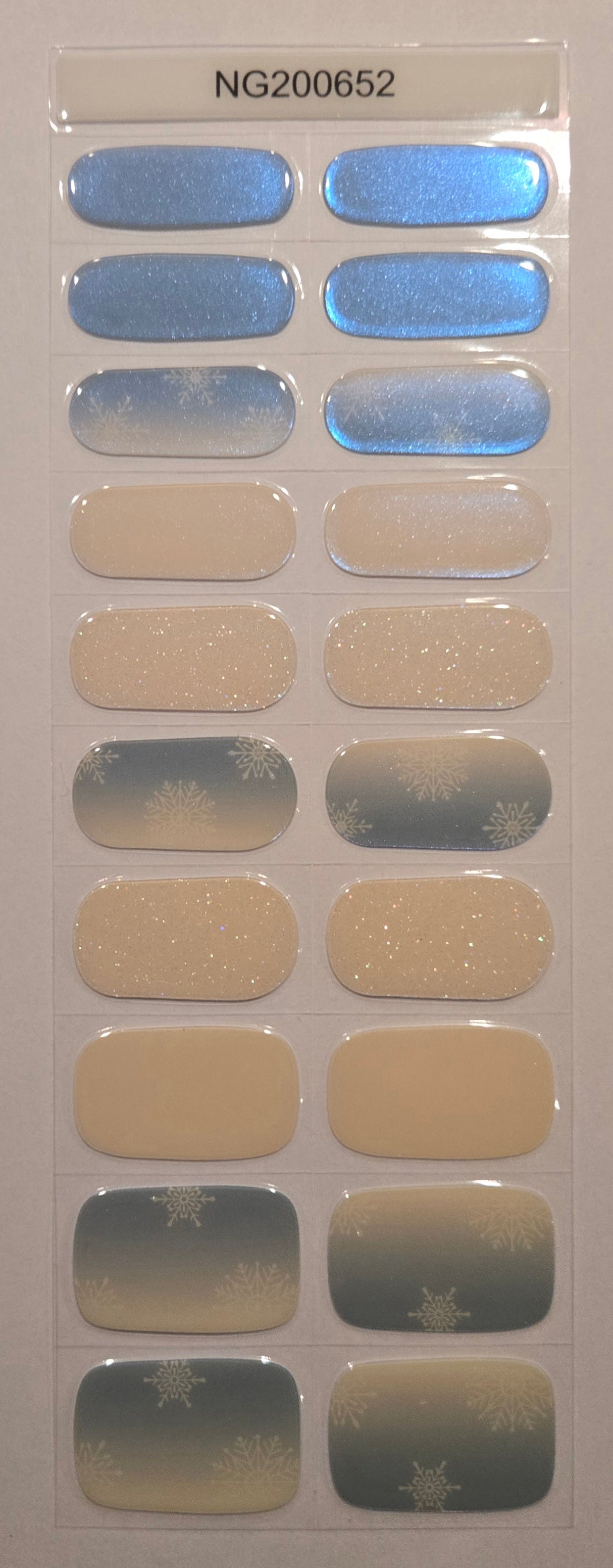 UV Gel Folien NG - Frozen Aura NG200652