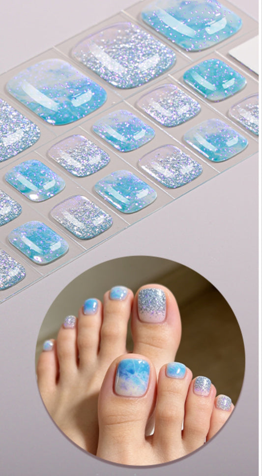 Fußfolien FF75 - Briseis - UV Free & No Top Coat!