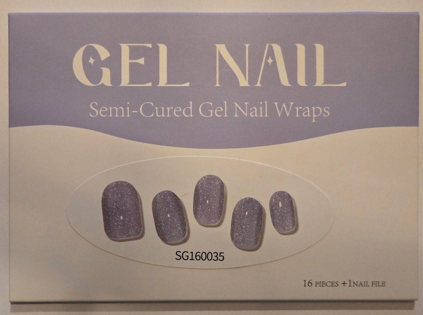 UV Gel Folien SG - Glitter Lilac SG160035- LIMITED!