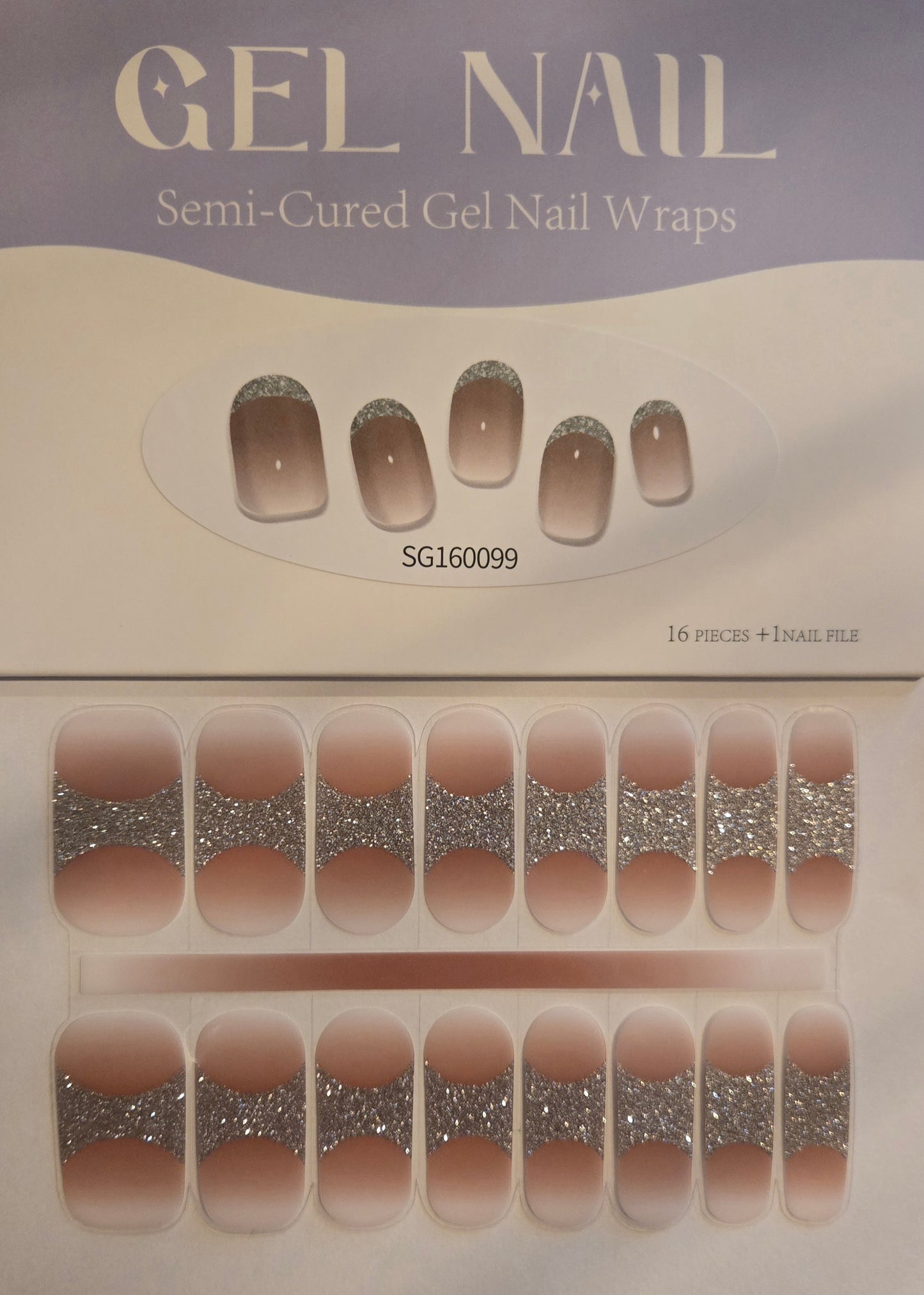 UV Gel Folien SG - Golden French - SG160099