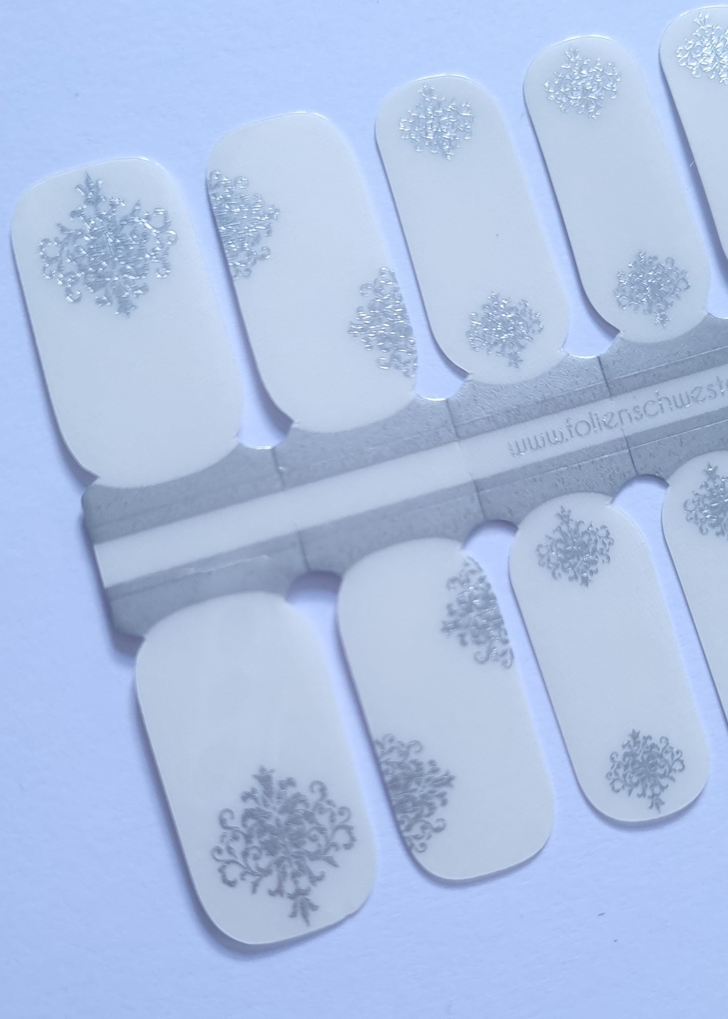 Exclusive - Silver Ornament Baroque (Transparent) S672 – LIMITED