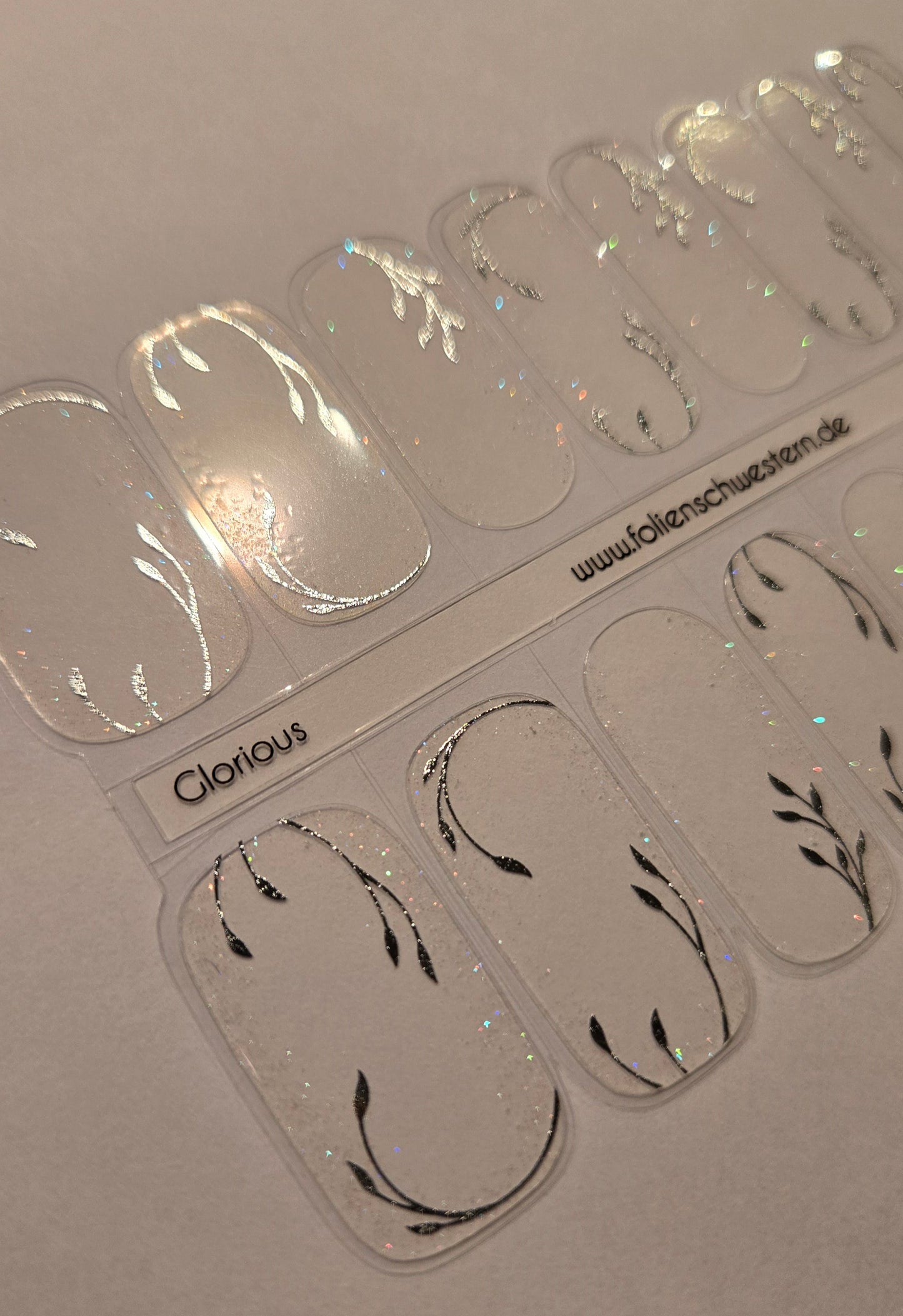 UV Gel Folien SG - Exclusive UV - Glorious (transparent) U6730 - LIMITED!