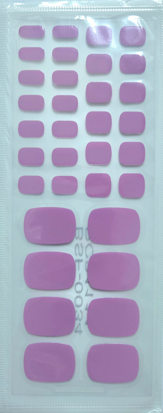 Fußfolien FF34 - Lavender - UV Free & No Top Coat!