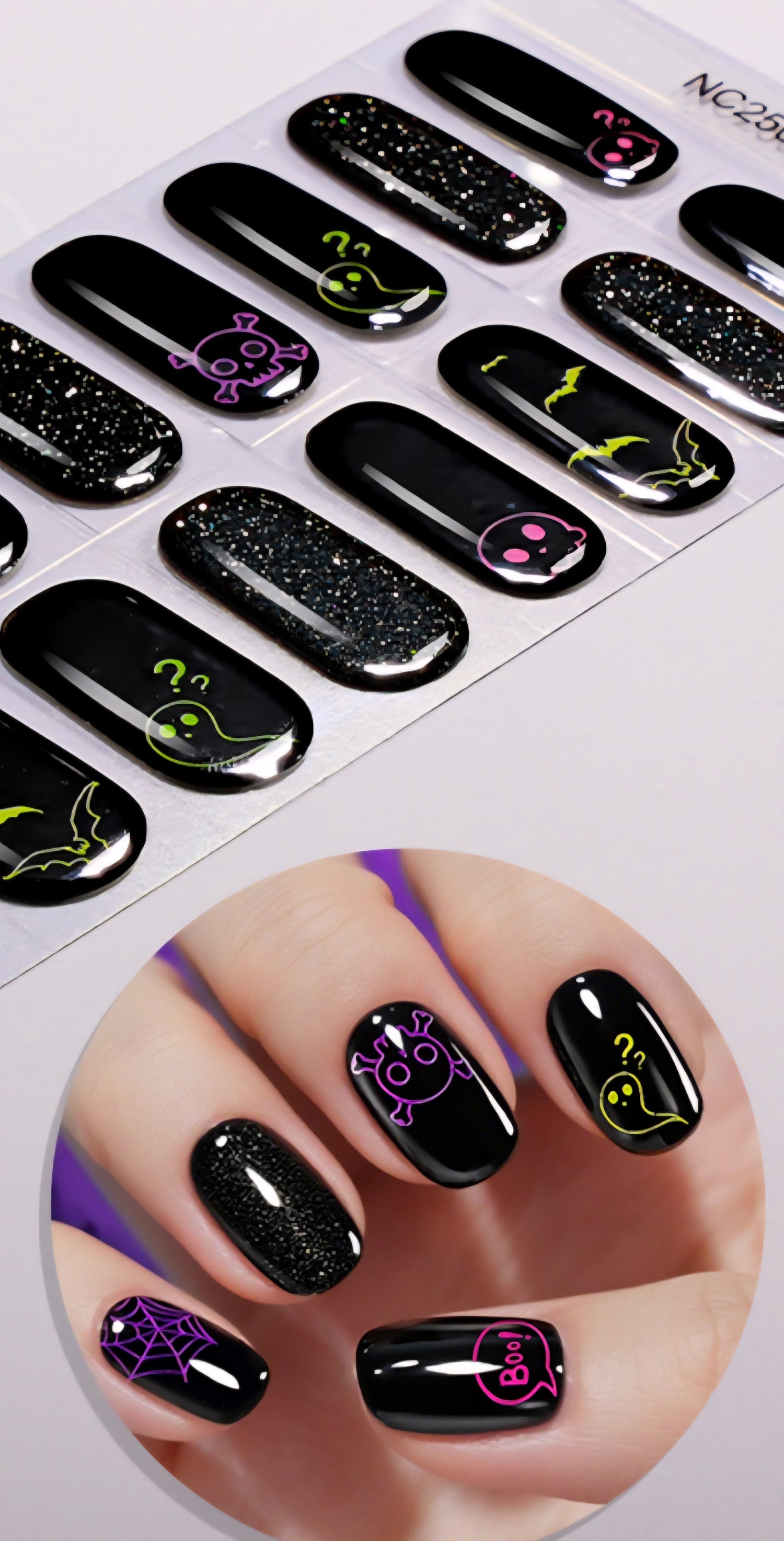 UV Gel Folien - NC Serie (20 Stk) - XtraThin