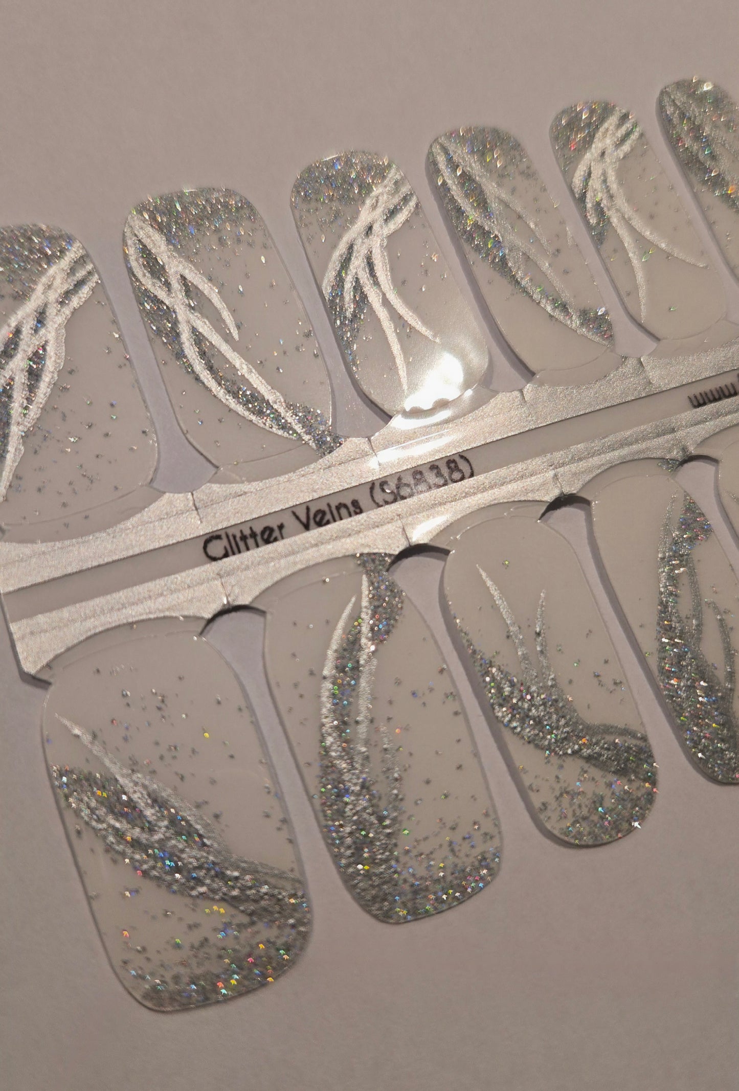 Exclusive Specials - Glitter Veins S6838 (transparent) - LIMITED!