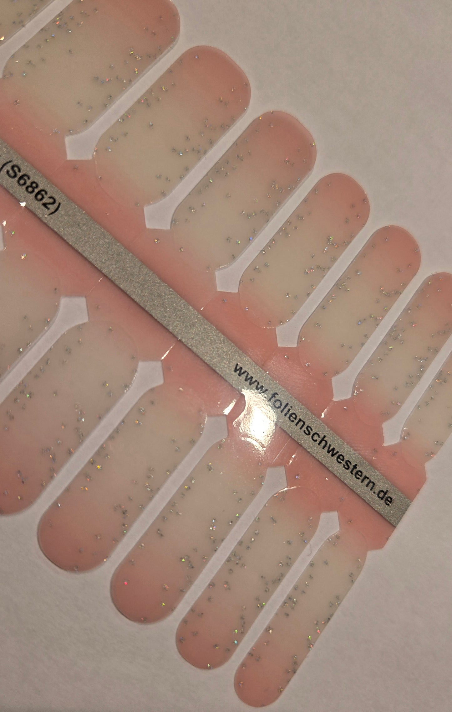 Exclusive GlossFlex - Babyboomer Glitter (semitransparent) S6862