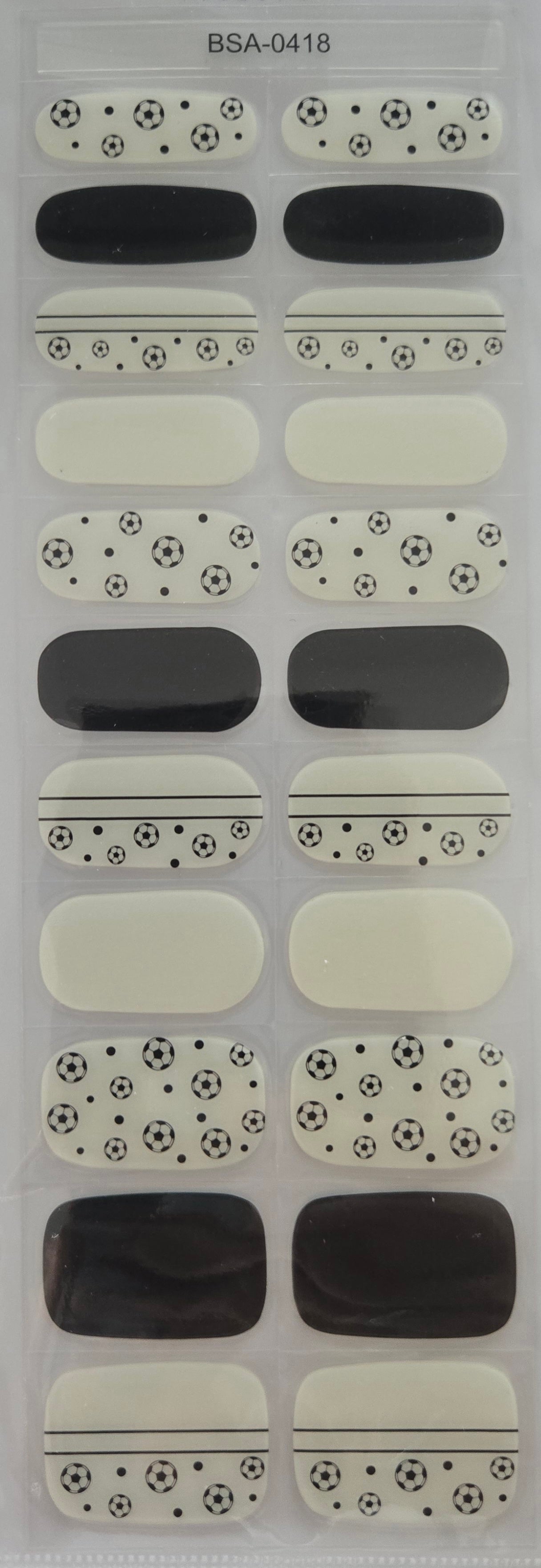 UV Free & No Top Coat - Fanfolie Fußball BSA 0418
