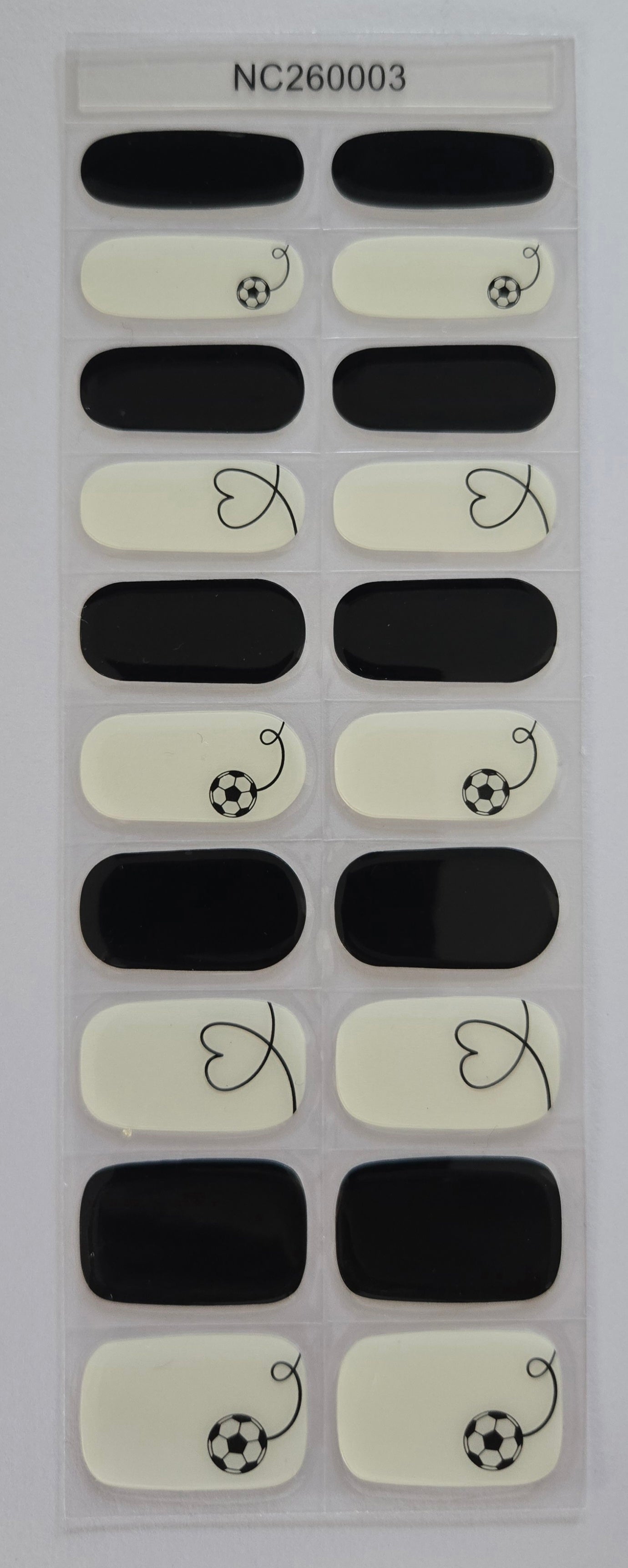 UV Gel Folien NC - Fanfolie Fußball NC 260003