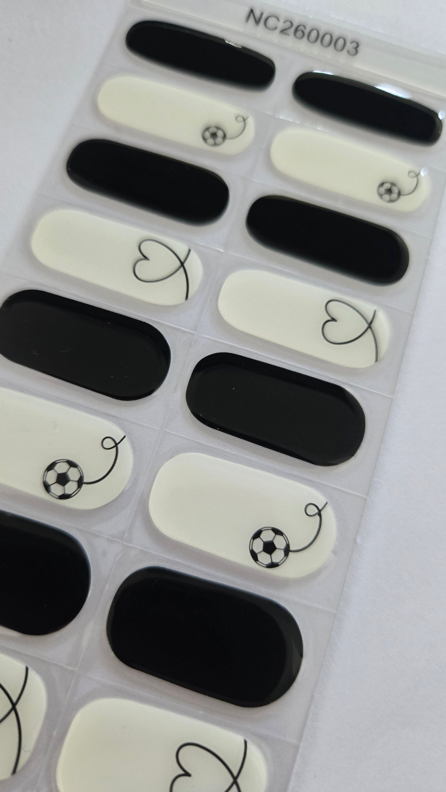 UV Gel Folien NC - Fanfolie Fußball NC 260003