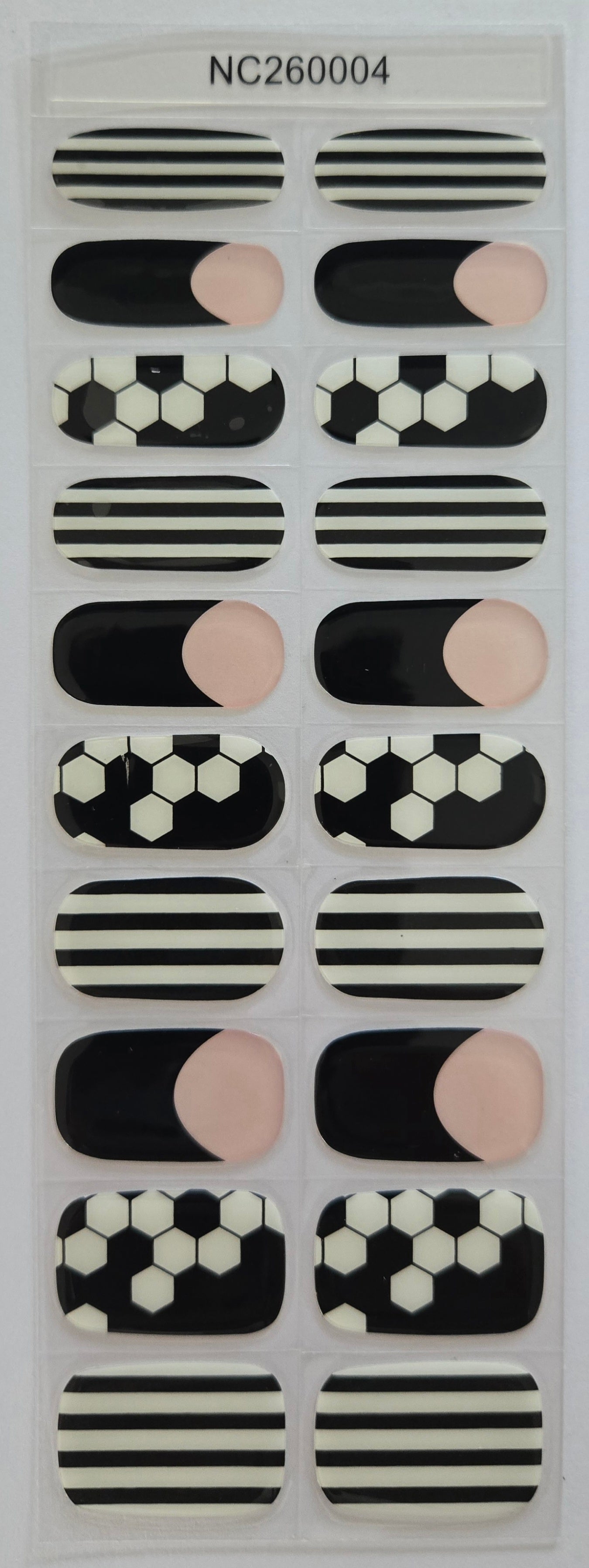 UV Gel Folien NC - Fanfolie Fußball NC260004