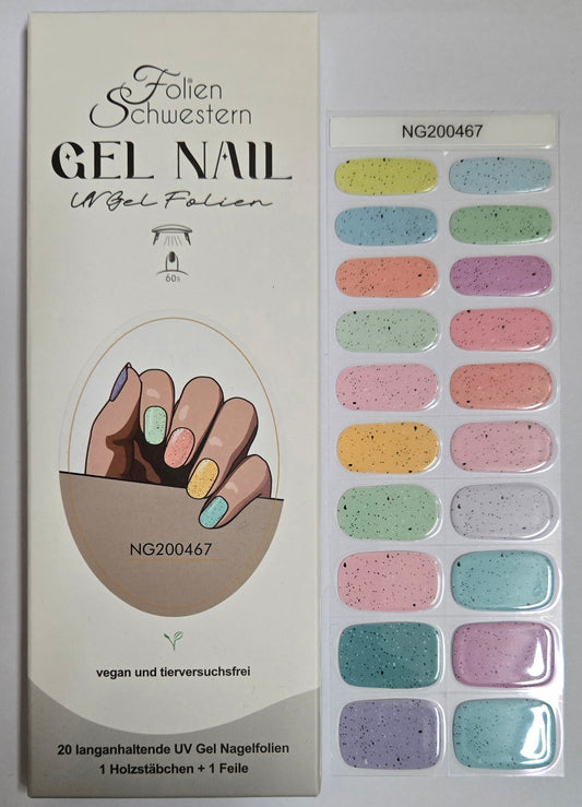 UV Gel Folien NG- Colorful Time NG200467