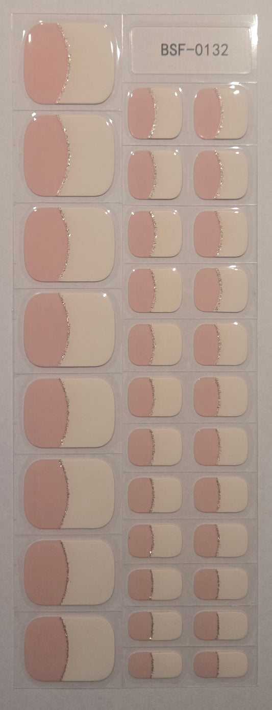 Fußfolien FF132 - French - UV Free & No Top Coat!