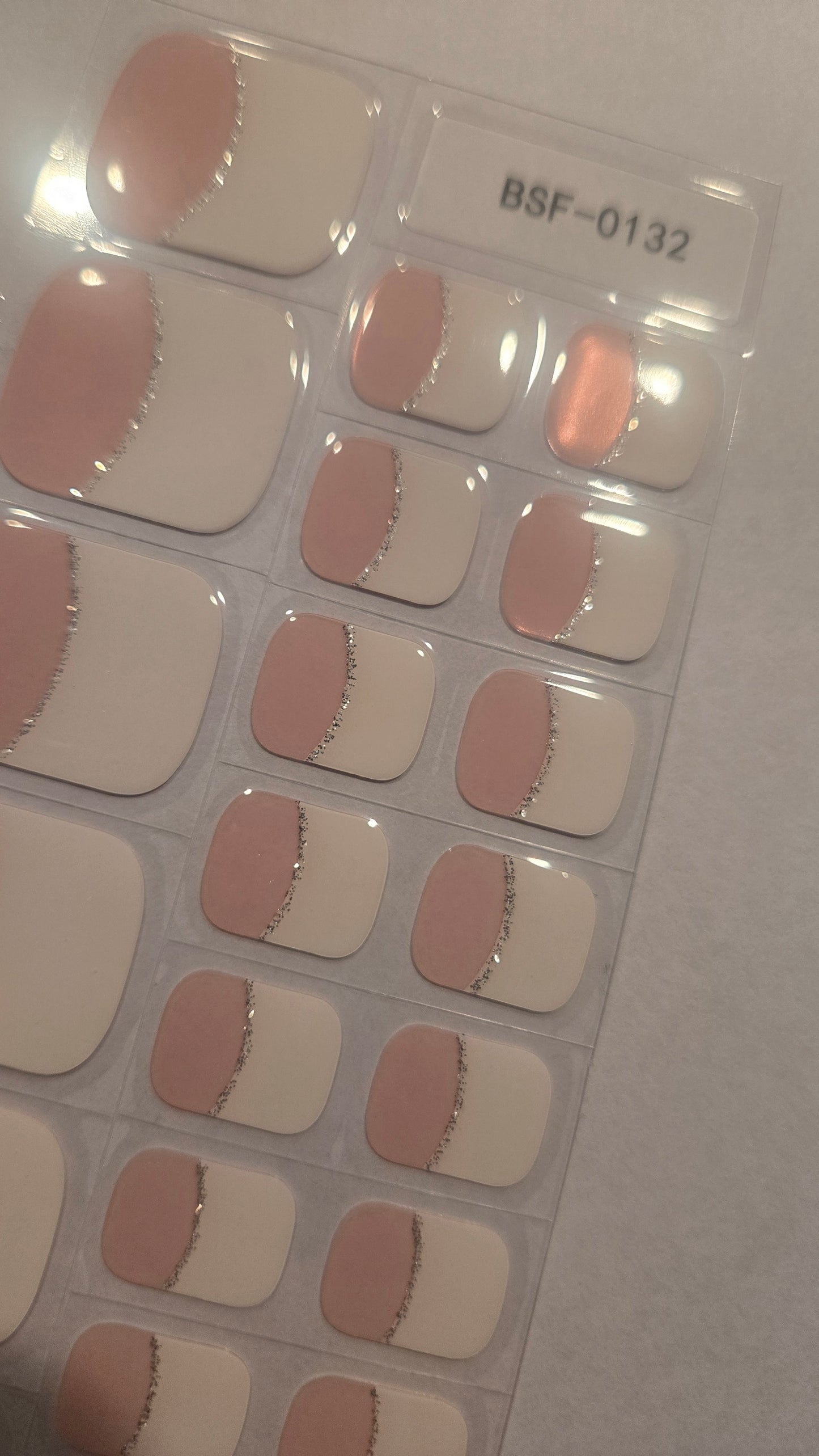 Fußfolien FF132 - French - UV Free & No Top Coat!