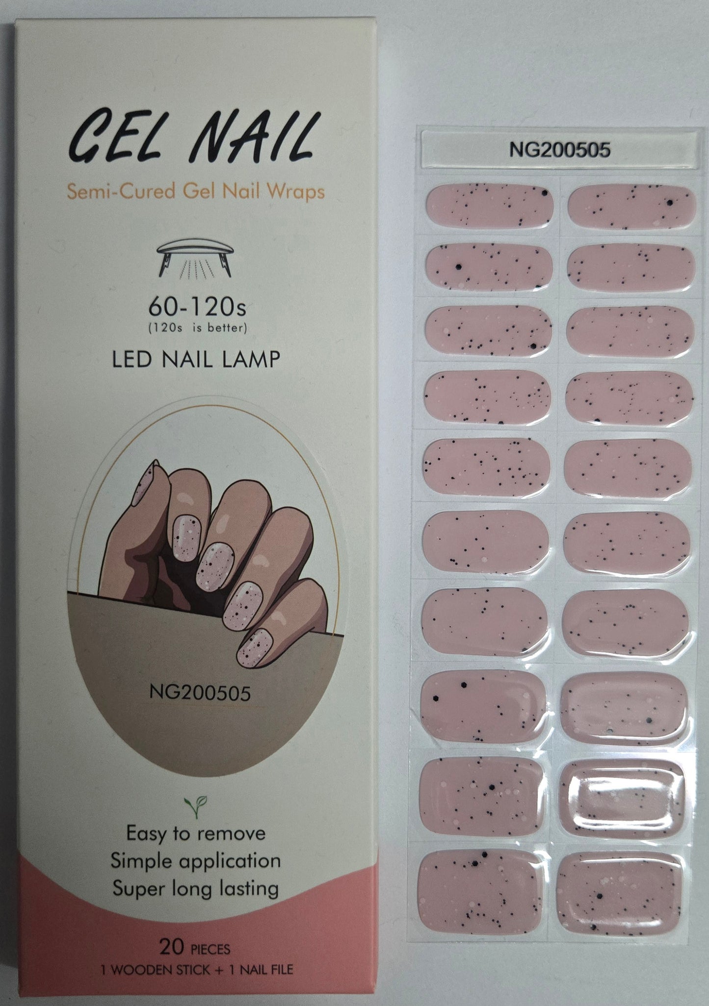 UV Gel Folien NG  Rose Marmor NG200505