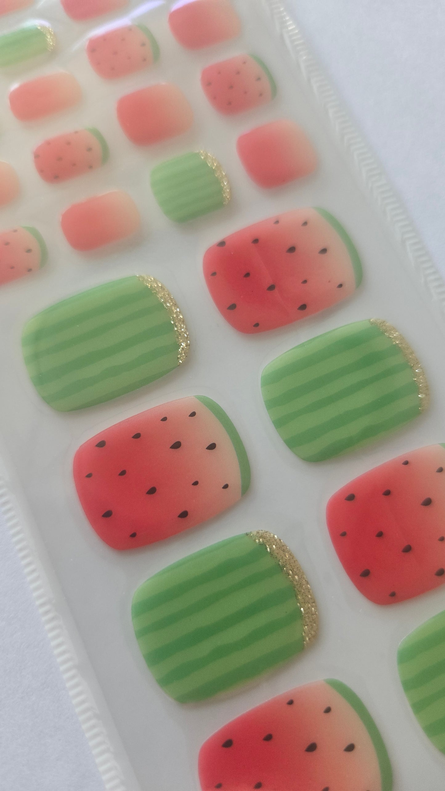 Fußfolien FF62 - Fresh Melon - UV Free & No Top Coat!