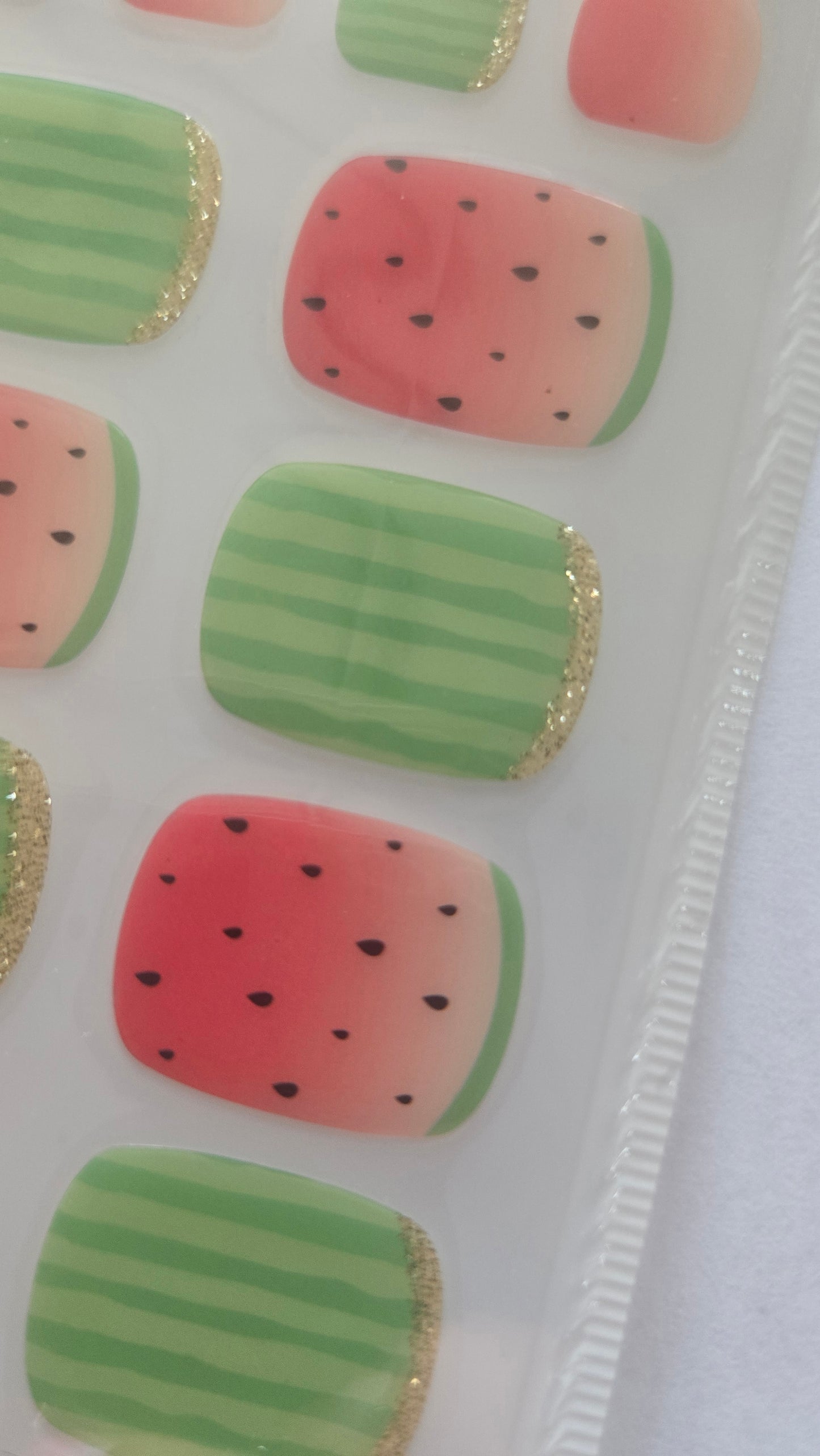 Fußfolien FF62 - Fresh Melon - UV Free & No Top Coat!