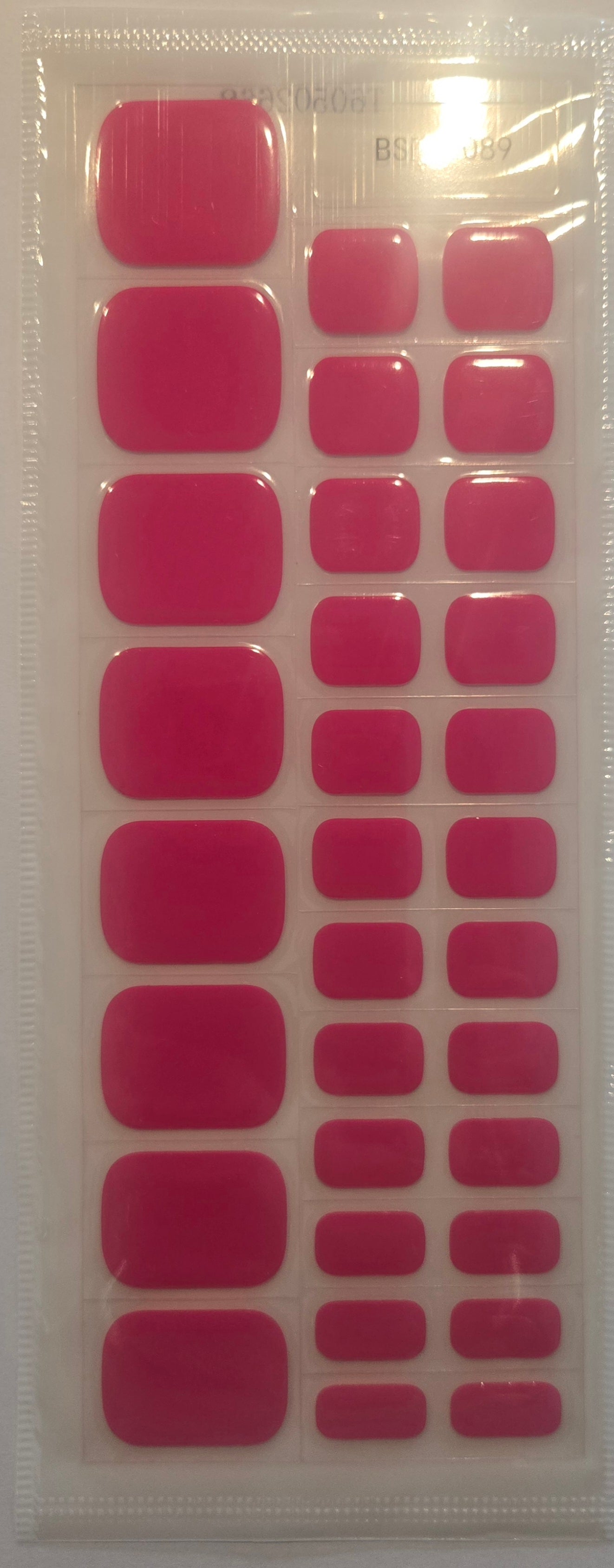 Fußfolien FF89 - Pink - UV Free & No Top Coat!