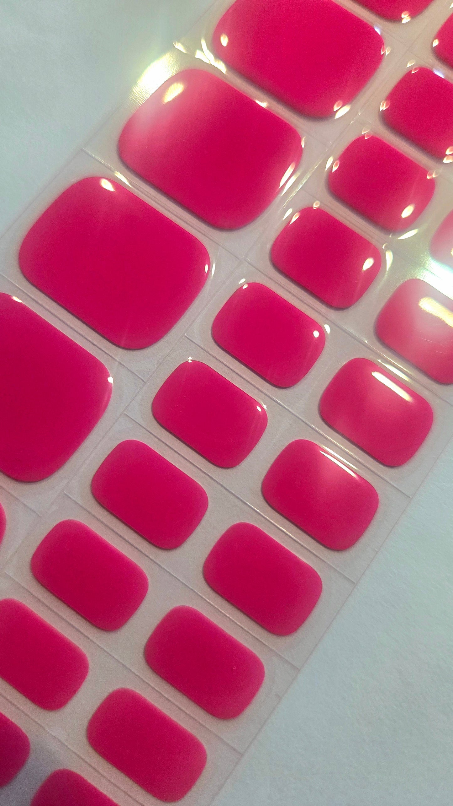Fußfolien FF89 - Pink - UV Free & No Top Coat!
