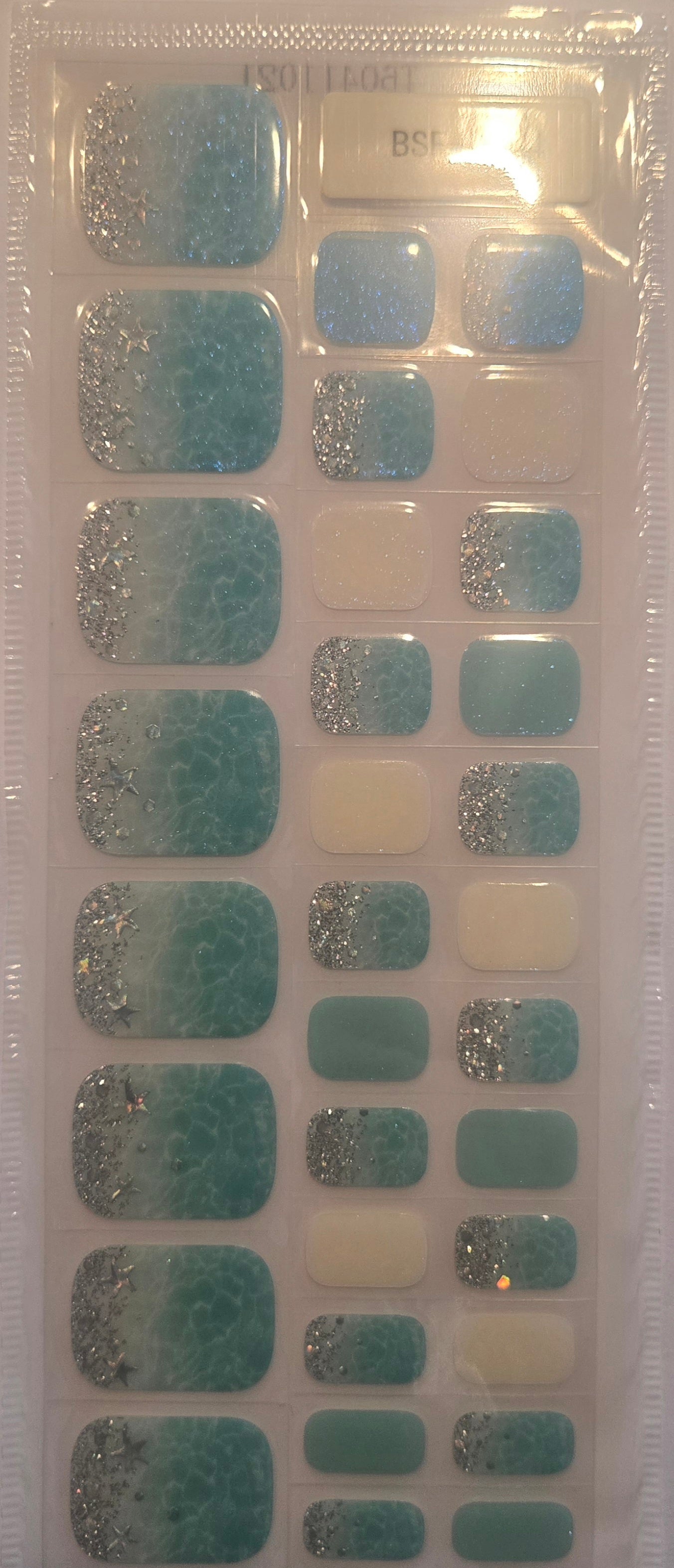 Fußfolien FF74 - Ocean Dream - UV Free & No Top Coat!