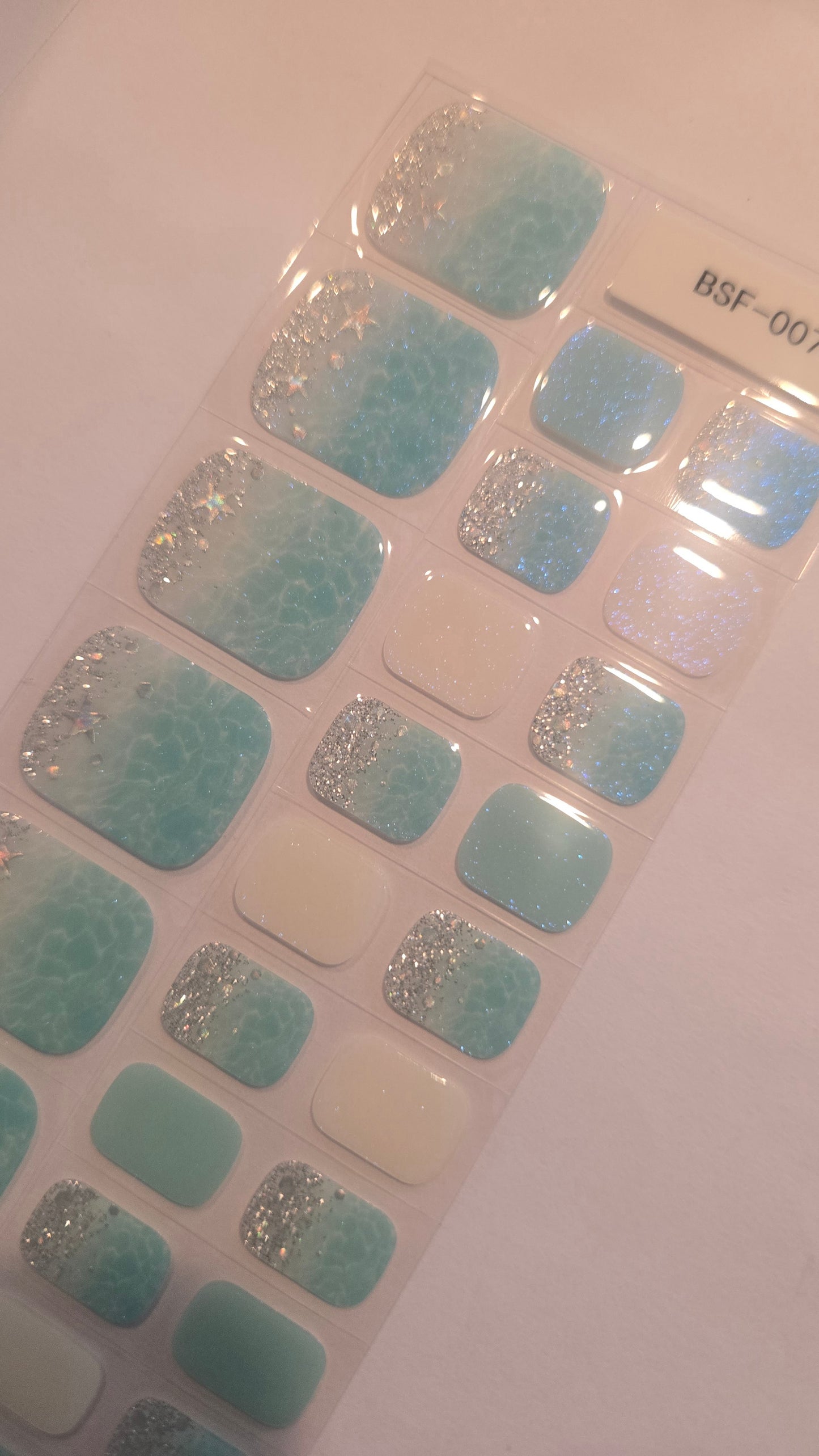 Fußfolien FF74 - Ocean Dream - UV Free & No Top Coat!