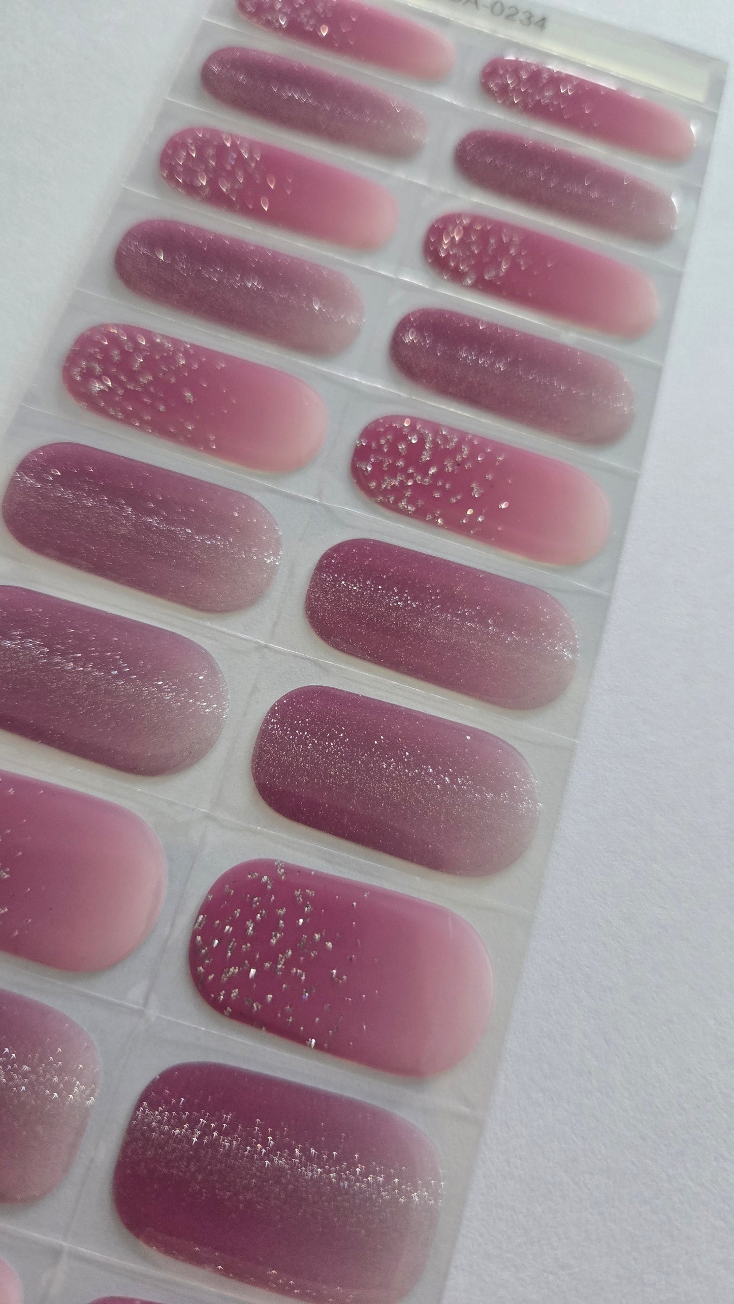 UV Free und No Top Coat Nagelfolien - Gina BSA0234