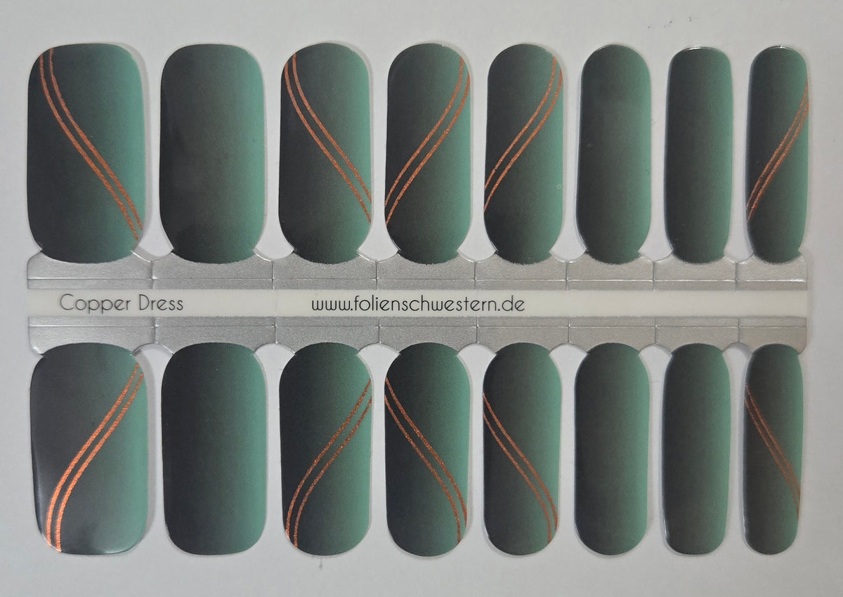 Exclusive - Copper Dress S6314 - LIMITED!