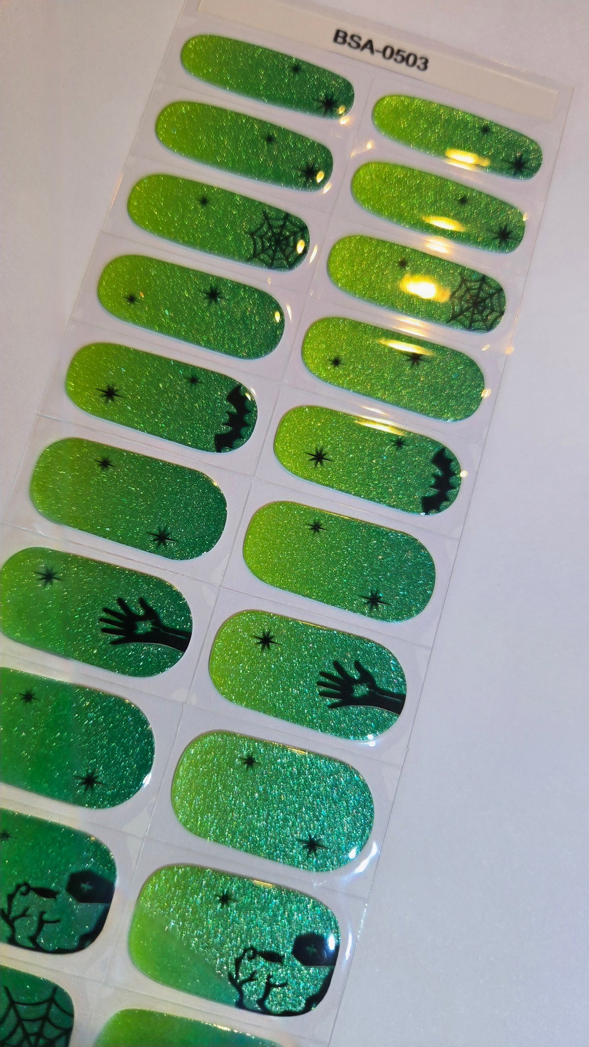 UV Free & No Top Coat- Weird! BSA0503 - Glow in the Dark!
