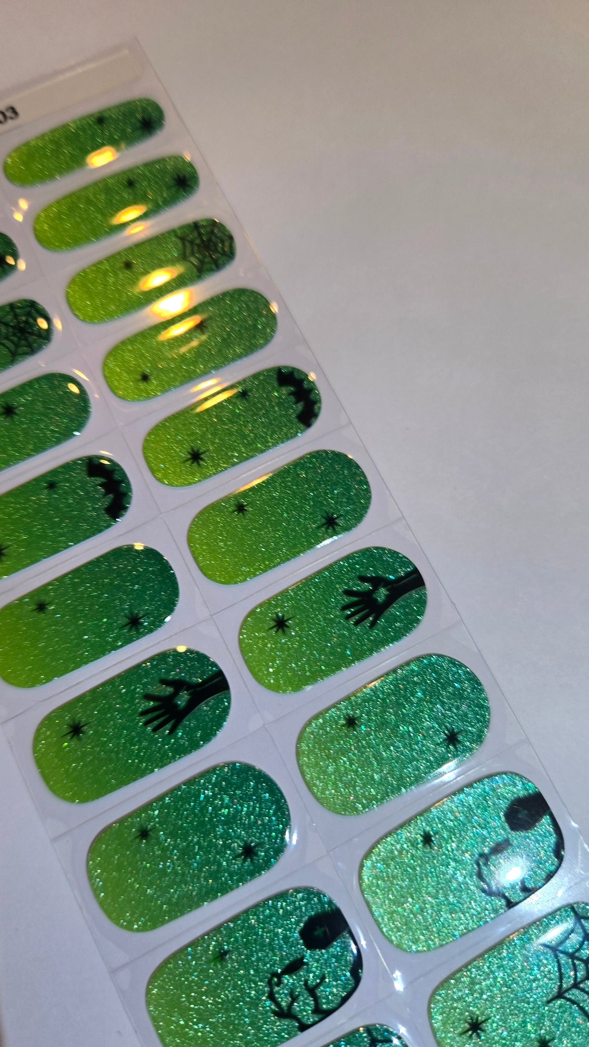 UV Free & No Top Coat- Weird! BSA0503 - Glow in the Dark!