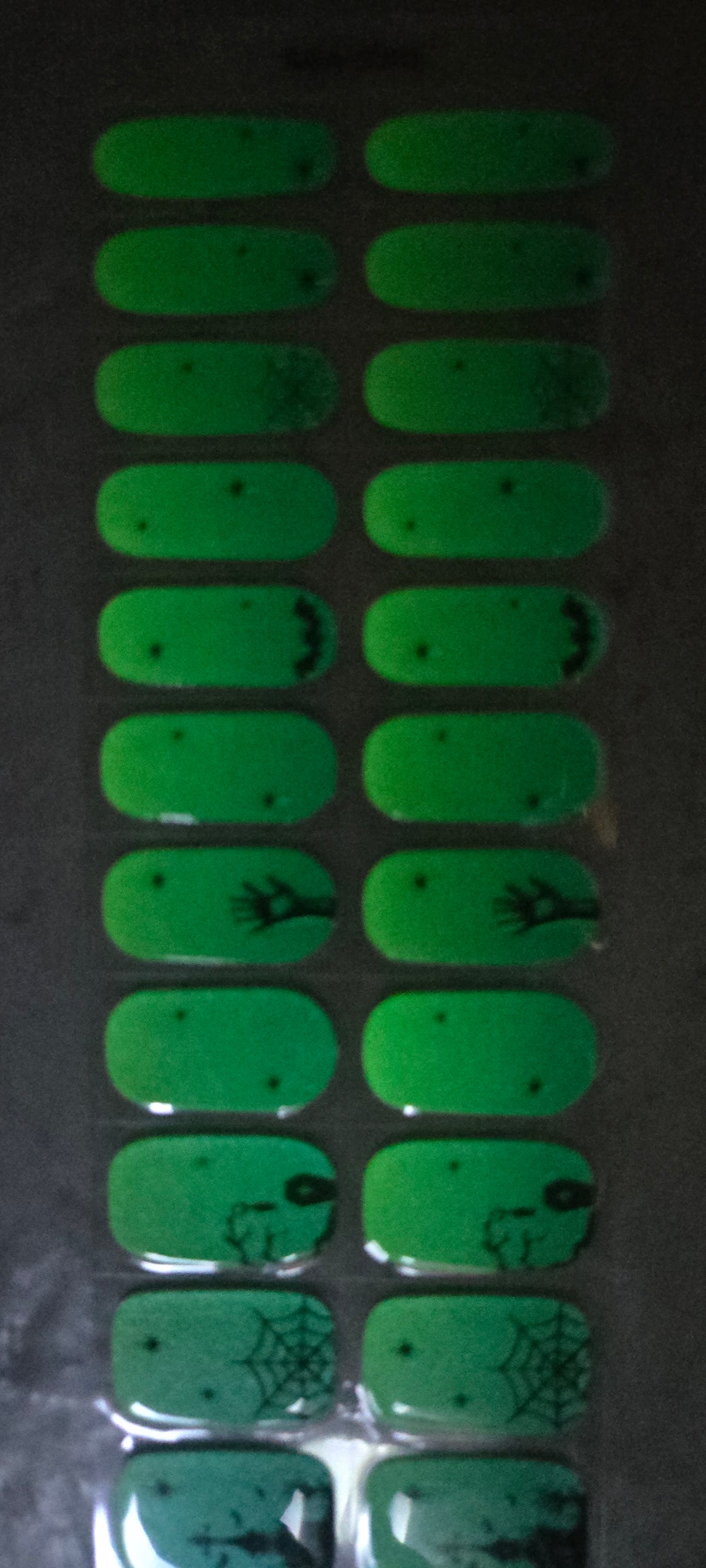 UV Free & No Top Coat- Weird! BSA0503 - Glow in the Dark!