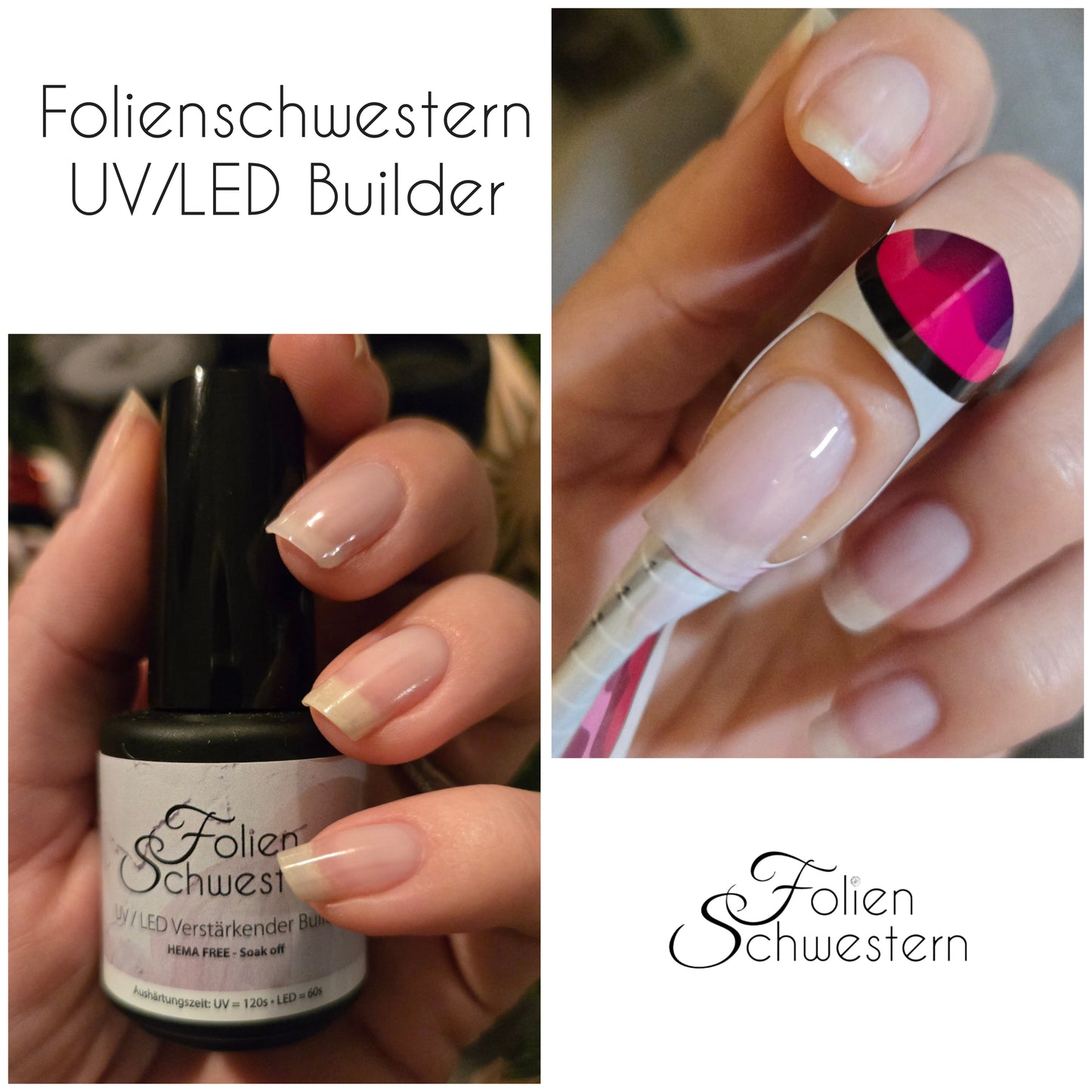 UV/LED Verstärkender Builder SOAK OFF - HEMA FREI (NUR INNERHALB DE!)