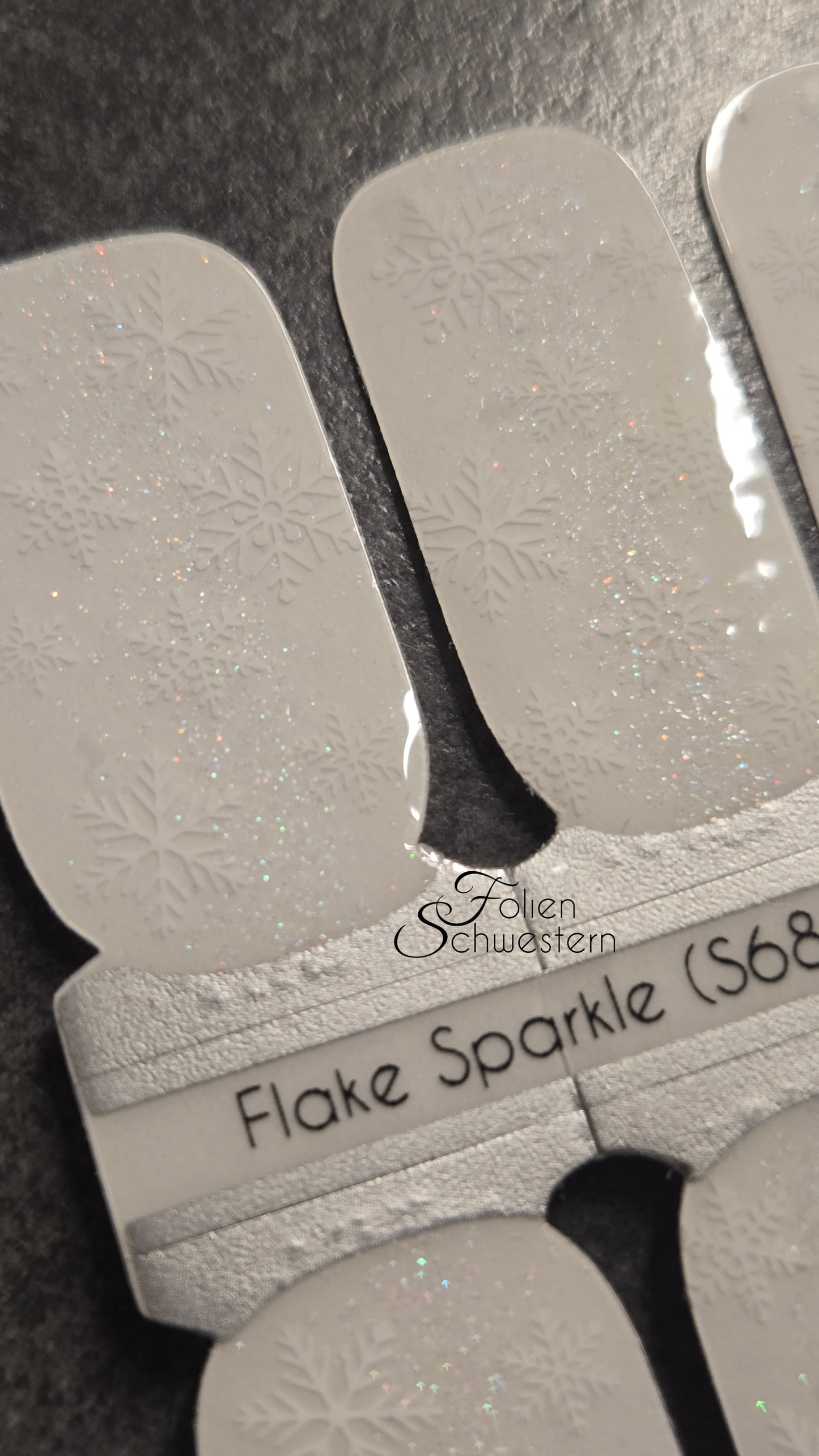 Set Excluisve - Flake Sparkle S6827 (transparent) und Silk - LIMITED!
