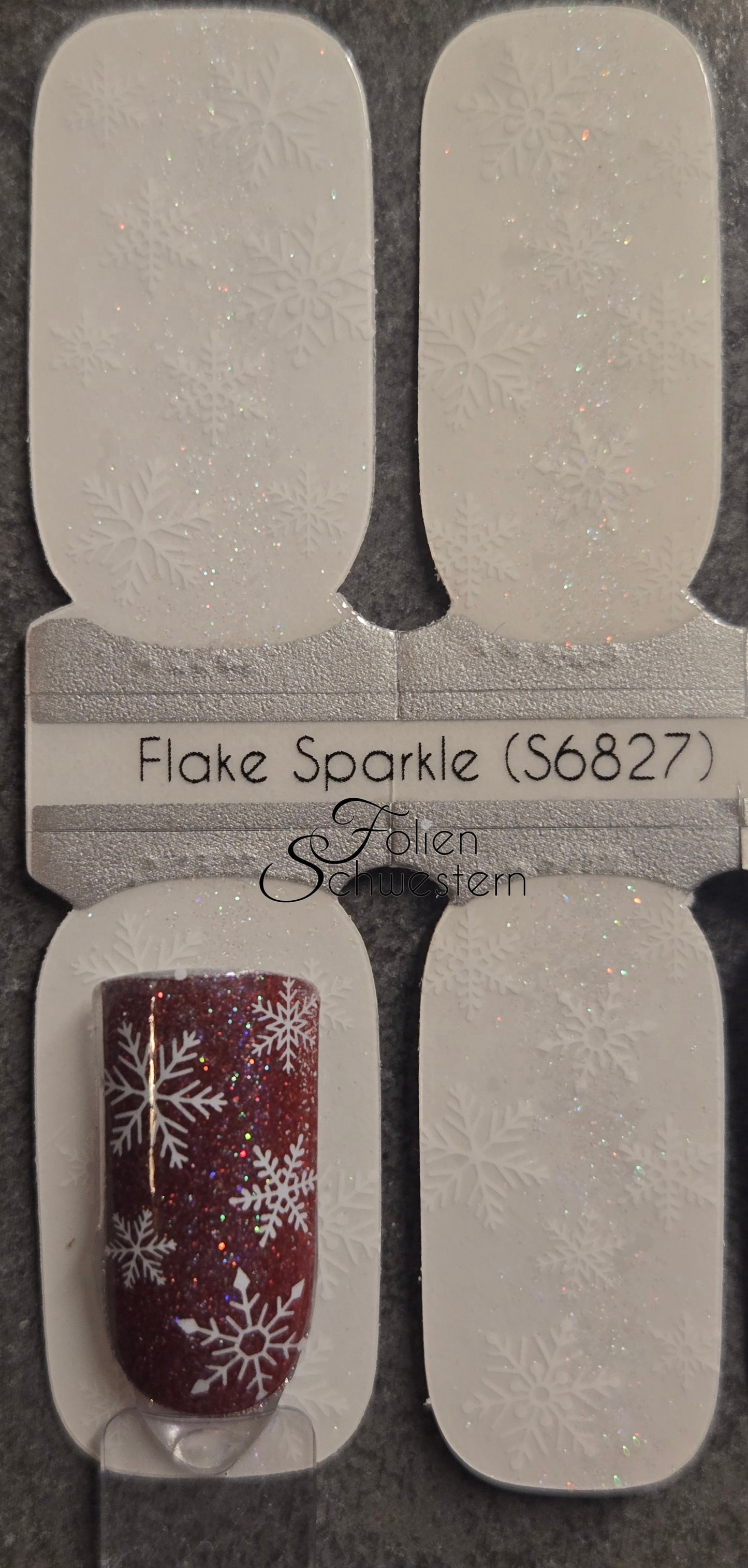 Set Excluisve - Flake Sparkle S6827 (transparent) und Silk - LIMITED!