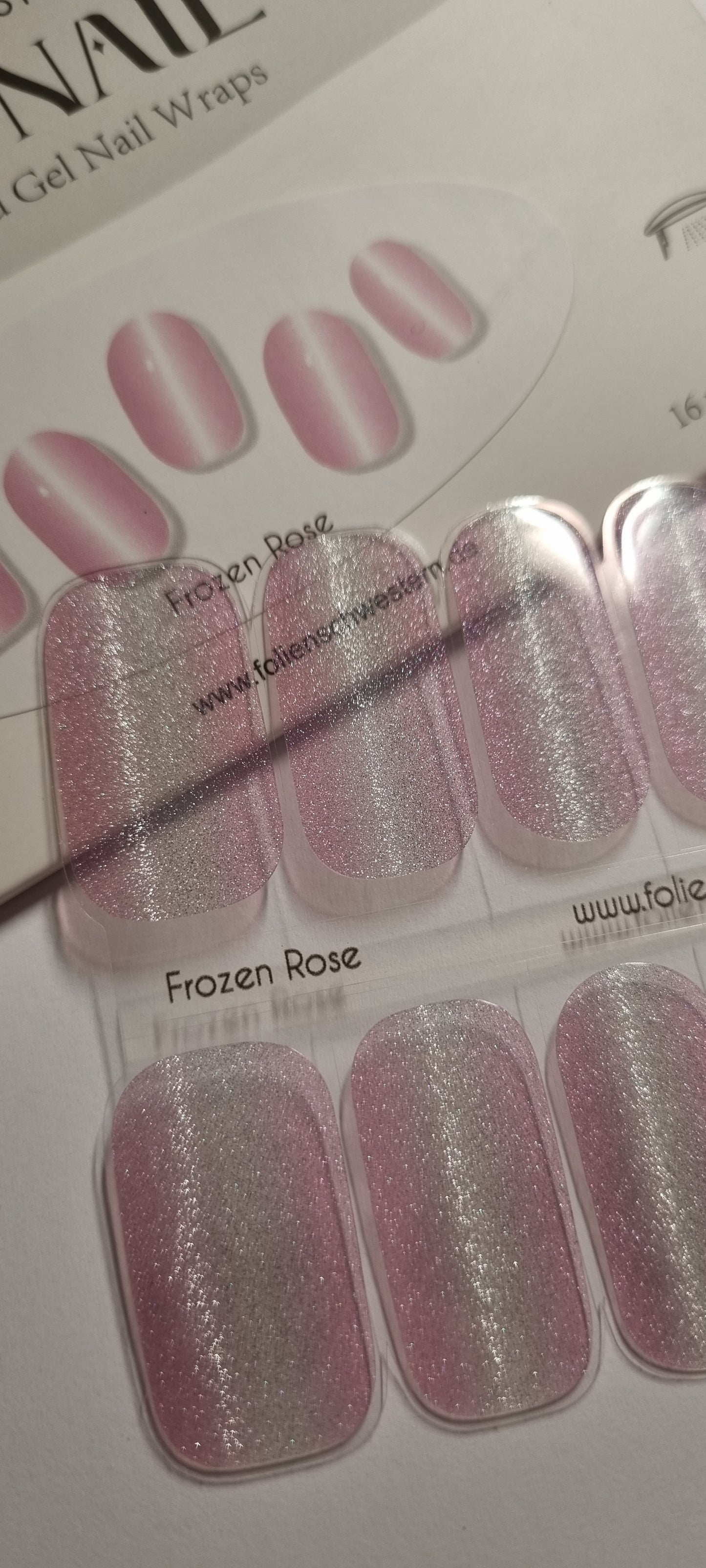UV Gel Folien - Exclusive UV - Frozen Rose U6608 - LIMITED!