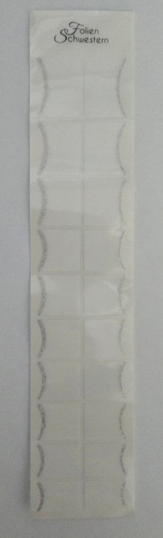 Exclusive - White Glitter French Tips T6816 -  LIMITED!