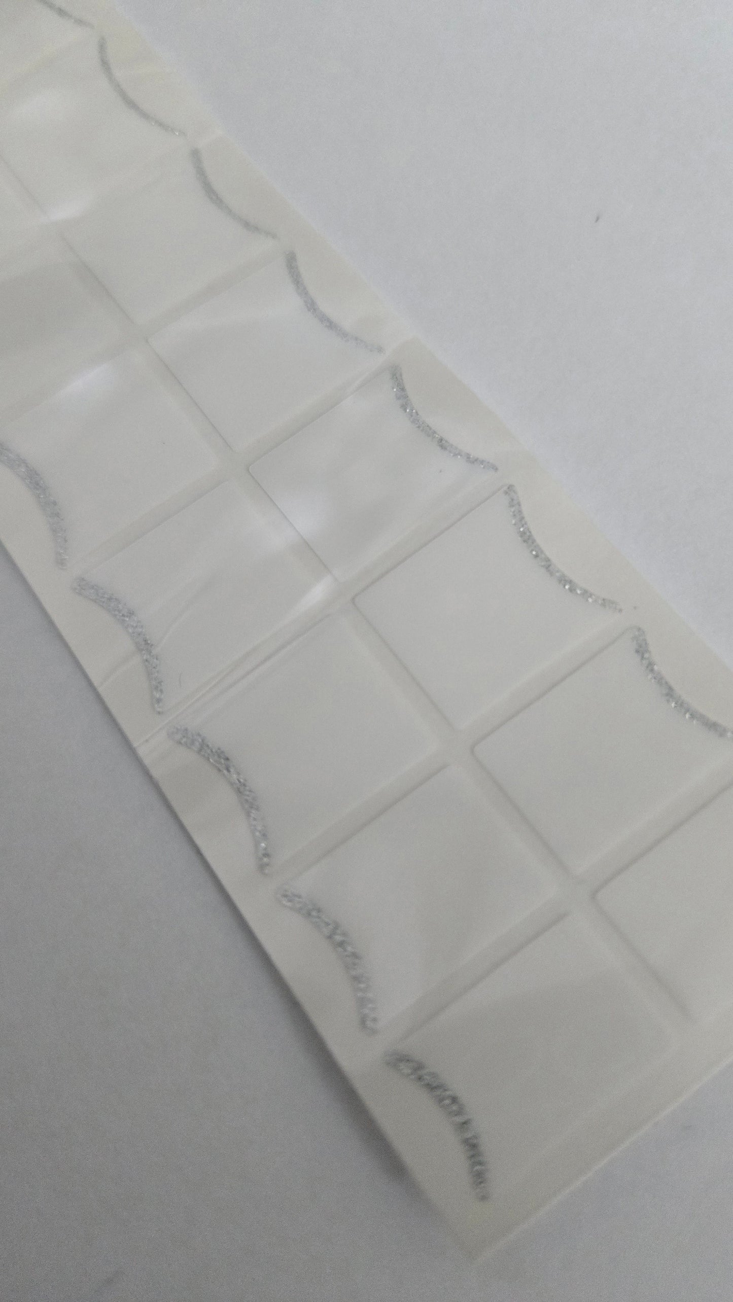 Exclusive - White Glitter French Tips T6816 -  LIMITED!