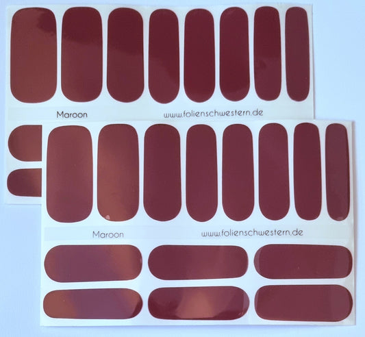 Exclusive - Maroon - LIMITED X6496 - 2x14 Stück