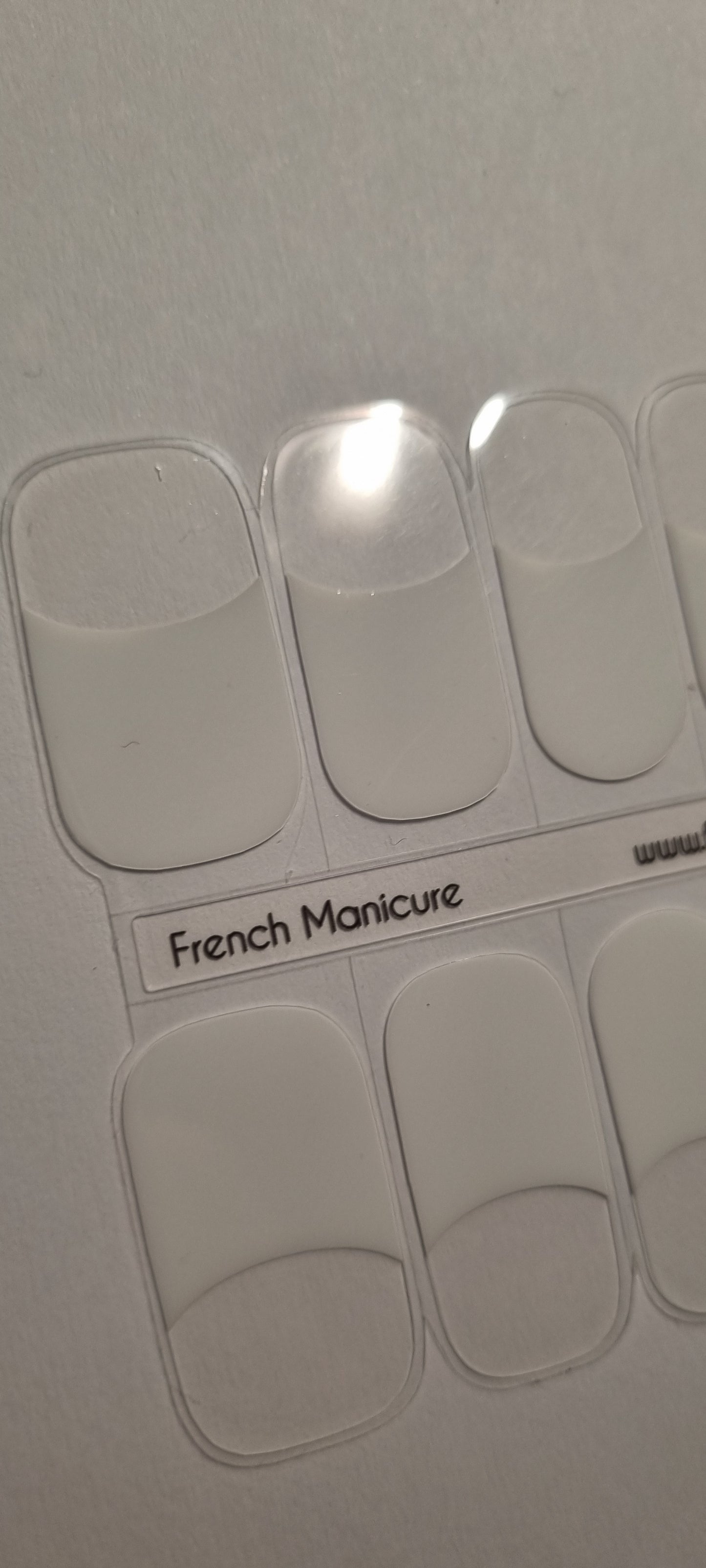 UV Gel Folien SG - Exclusive UV - French Manicure (für lange Nagelbetten) U6539 - LIMITED!