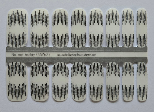 Exclusive - No, not today (transparent) S6767 - LIMITED!