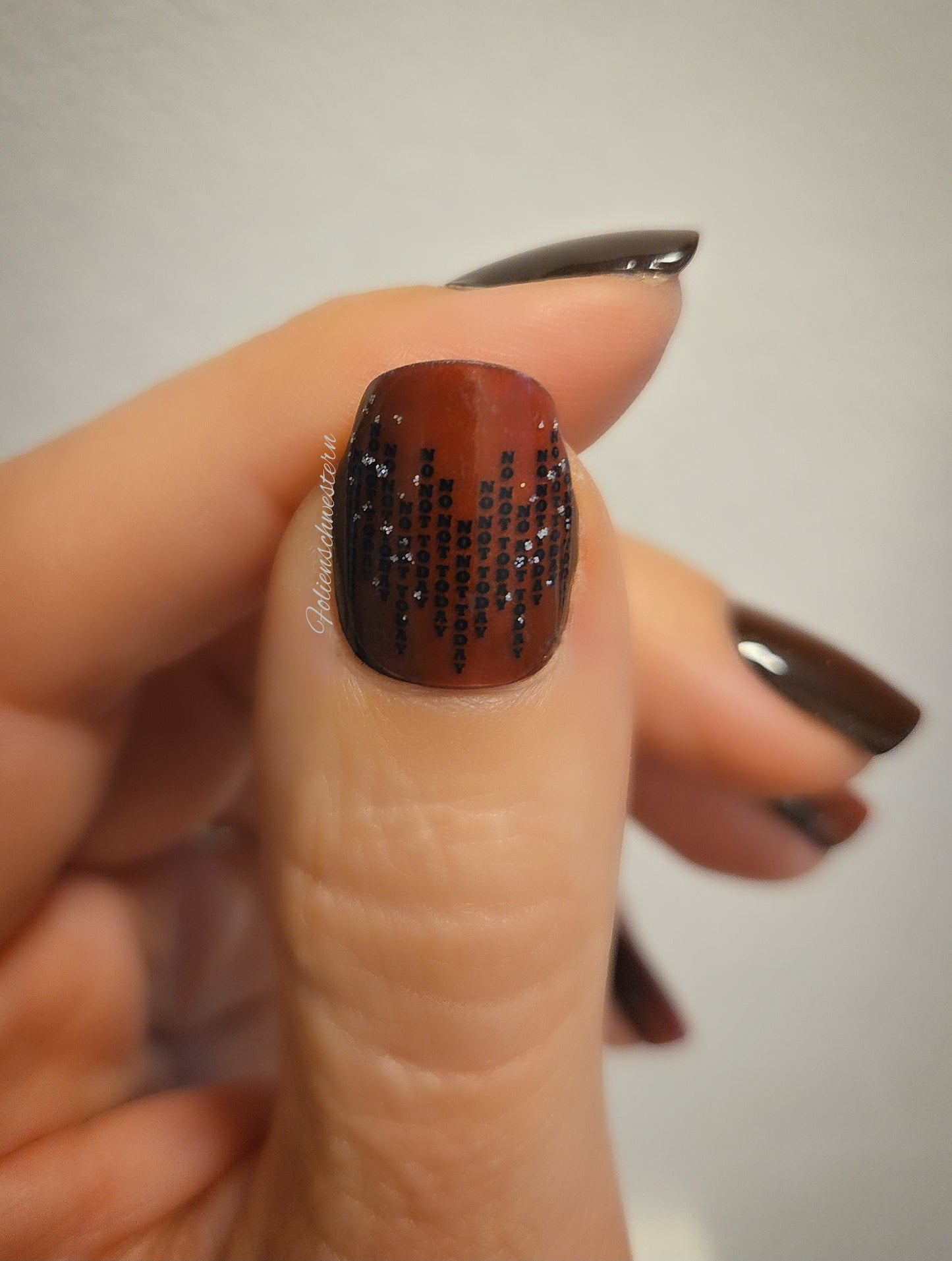 Exclusive - No, not today (transparent) S6767 - LIMITED!