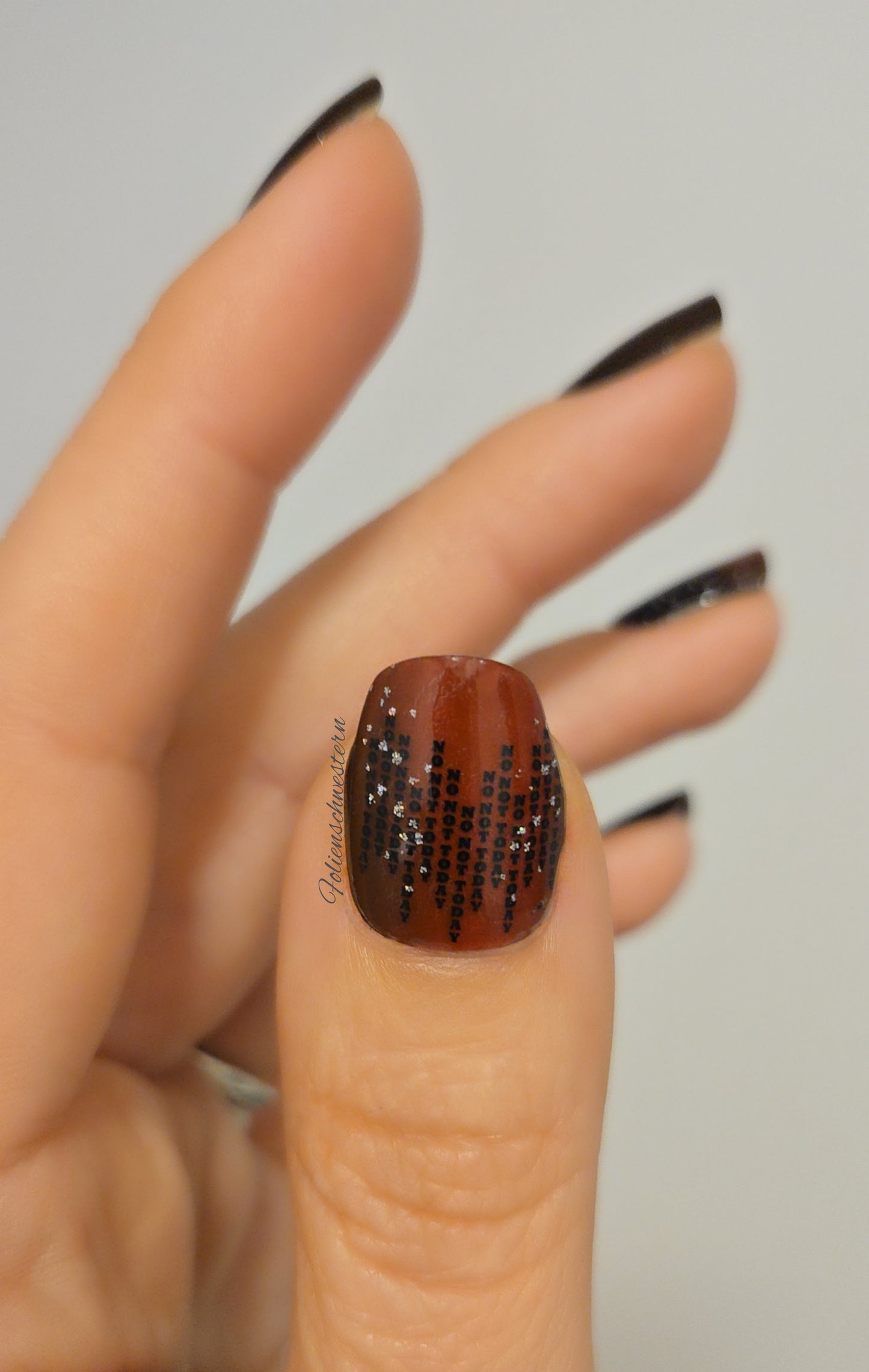 Exclusive - No, not today (transparent) S6767 - LIMITED!