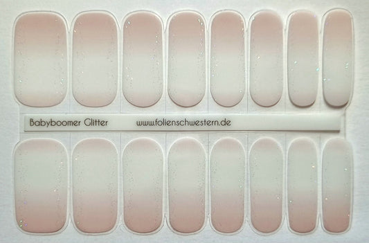 UV Gel Folien SG - Exclusive UV - Babyboomer Glitter U6381 - LIMITED!