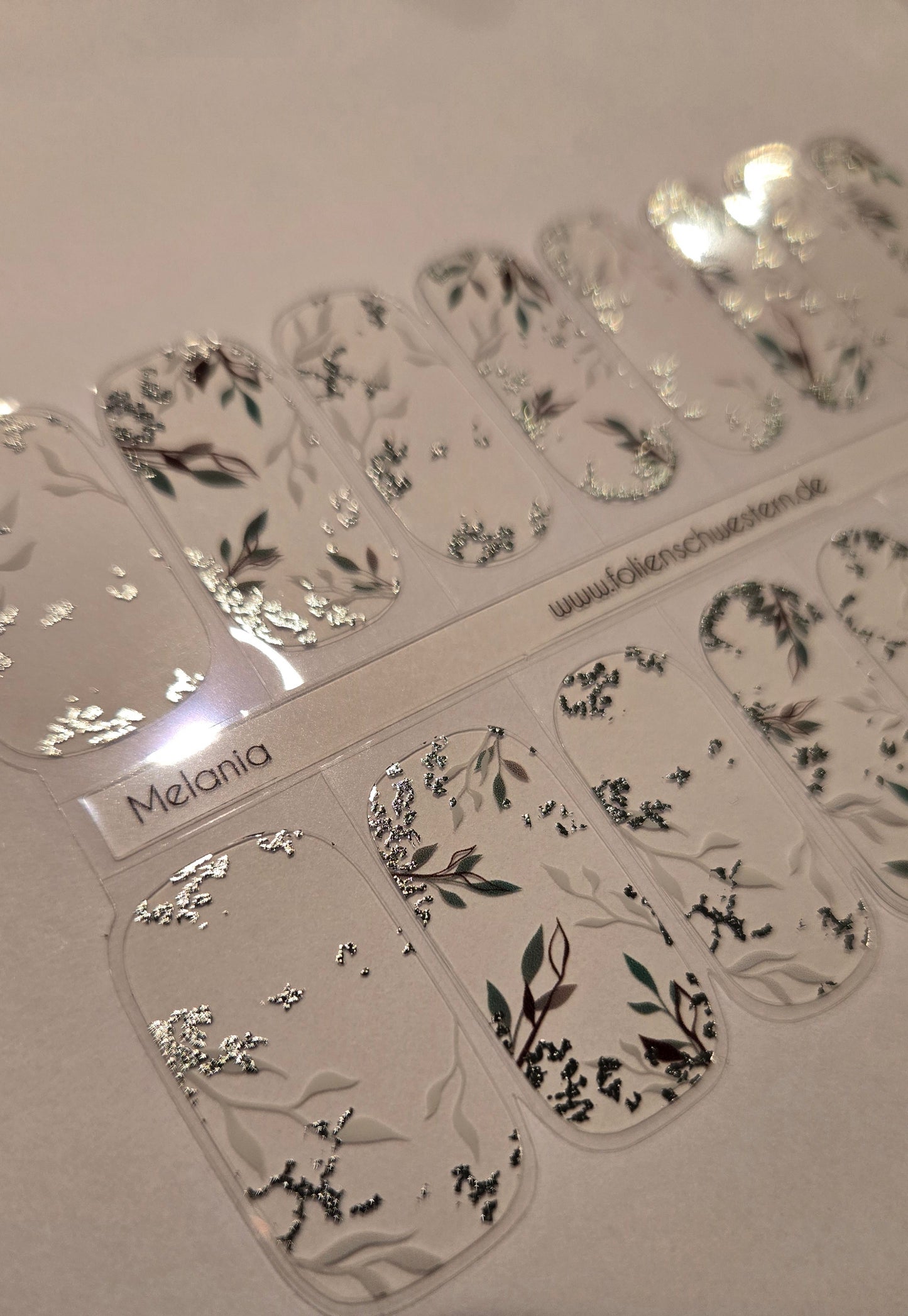 UV Gel Folien SG - Exclusive UV - Melania U6874 (transparent) - LIMITED!